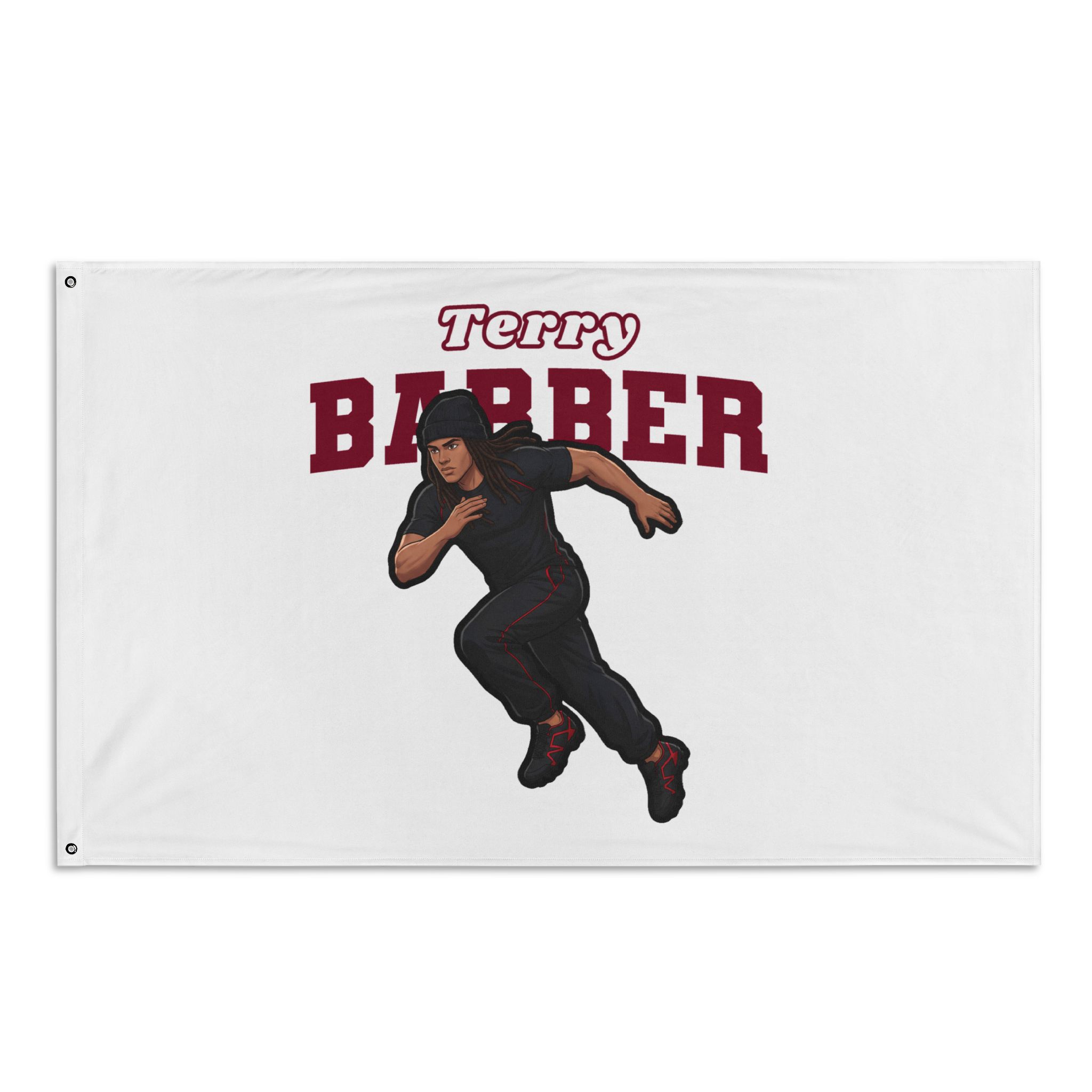 Flag (35 × 56 in) — character_name_arch in Classic