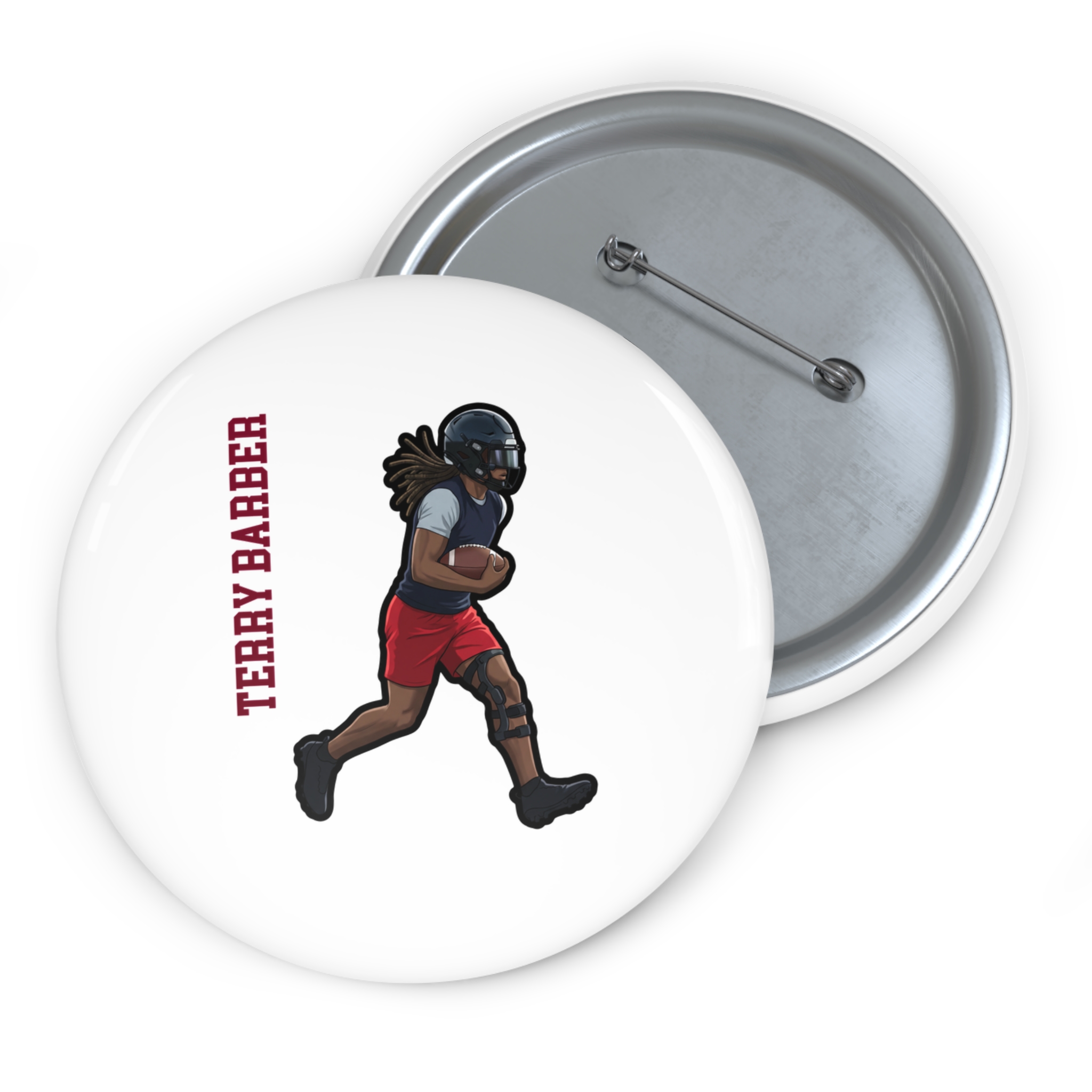 Game Day Pin — character_name_vertical in Classic