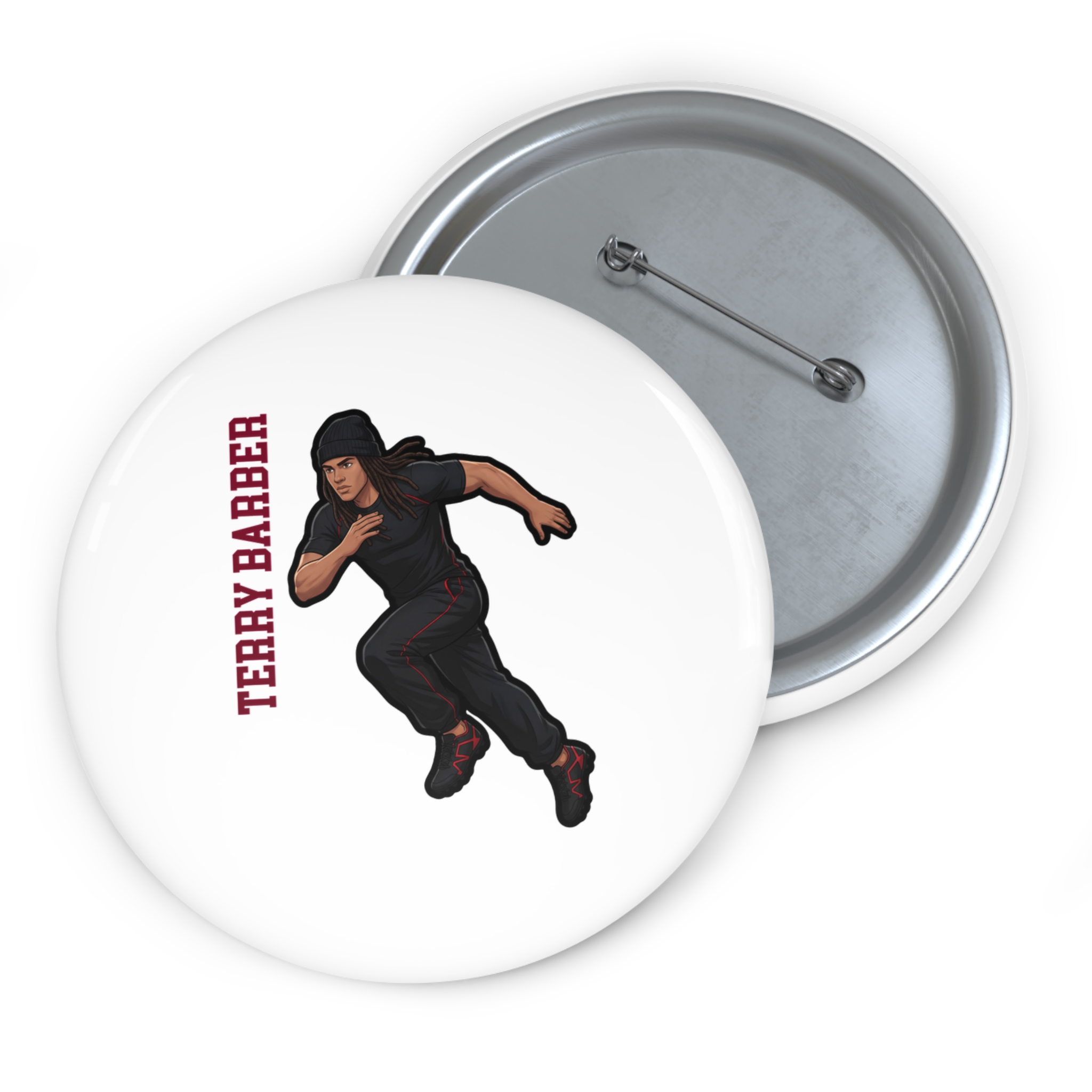 Game Day Pin — character_name_vertical in Classic