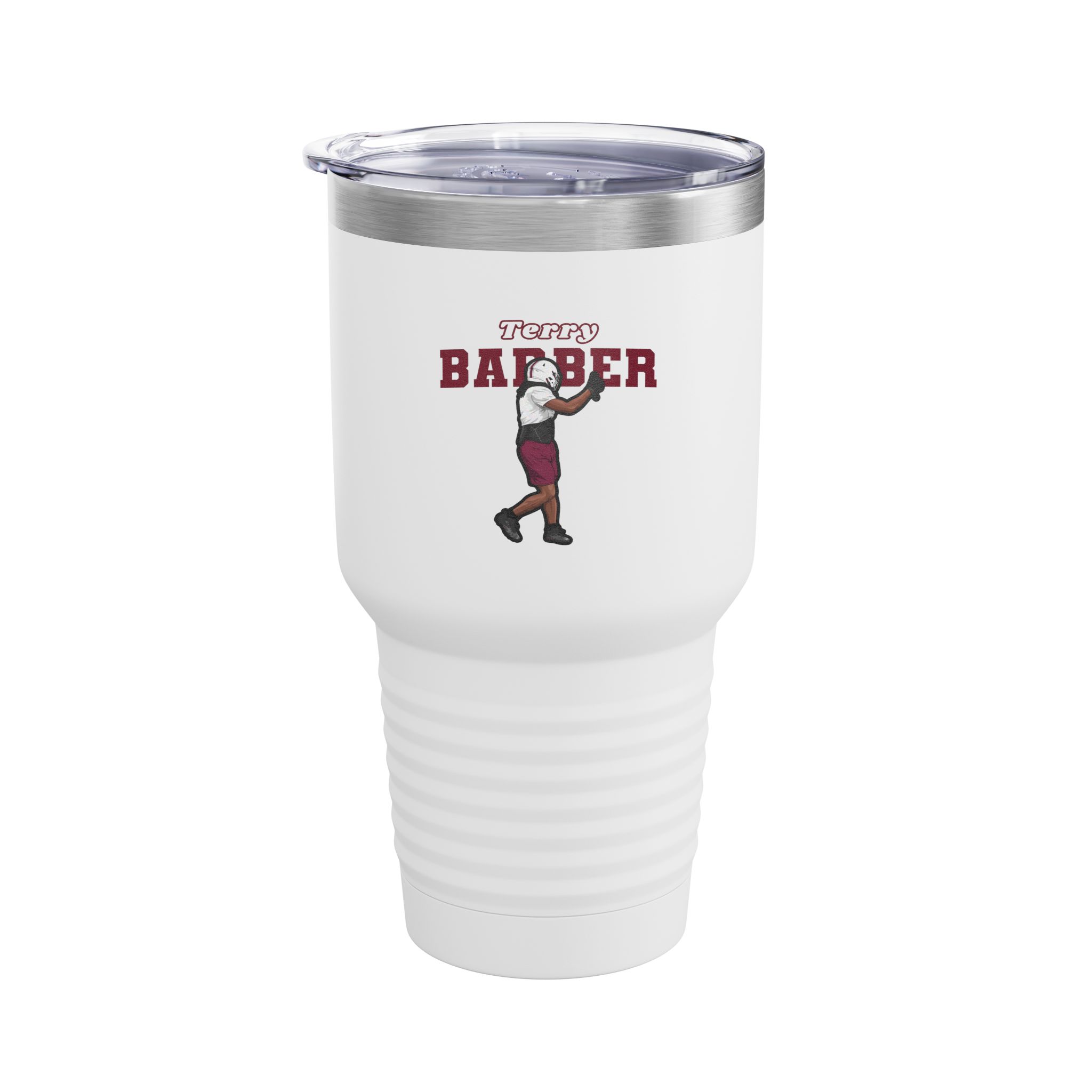 30oz Tumbler — character_name_arch in White