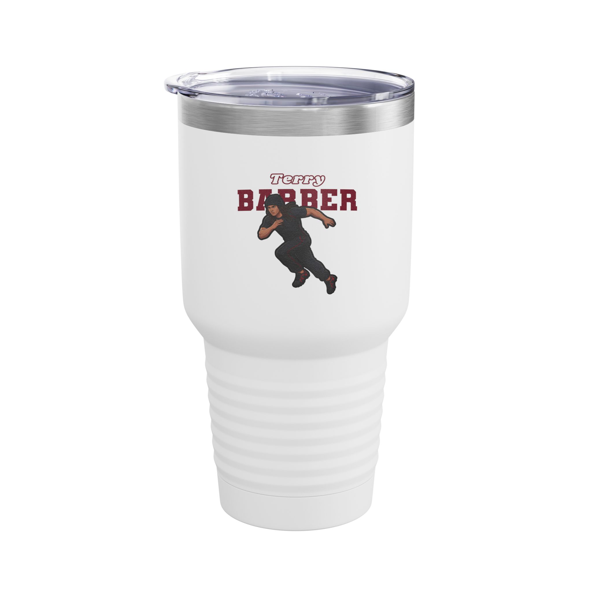 30oz Tumbler — character_name_arch in White