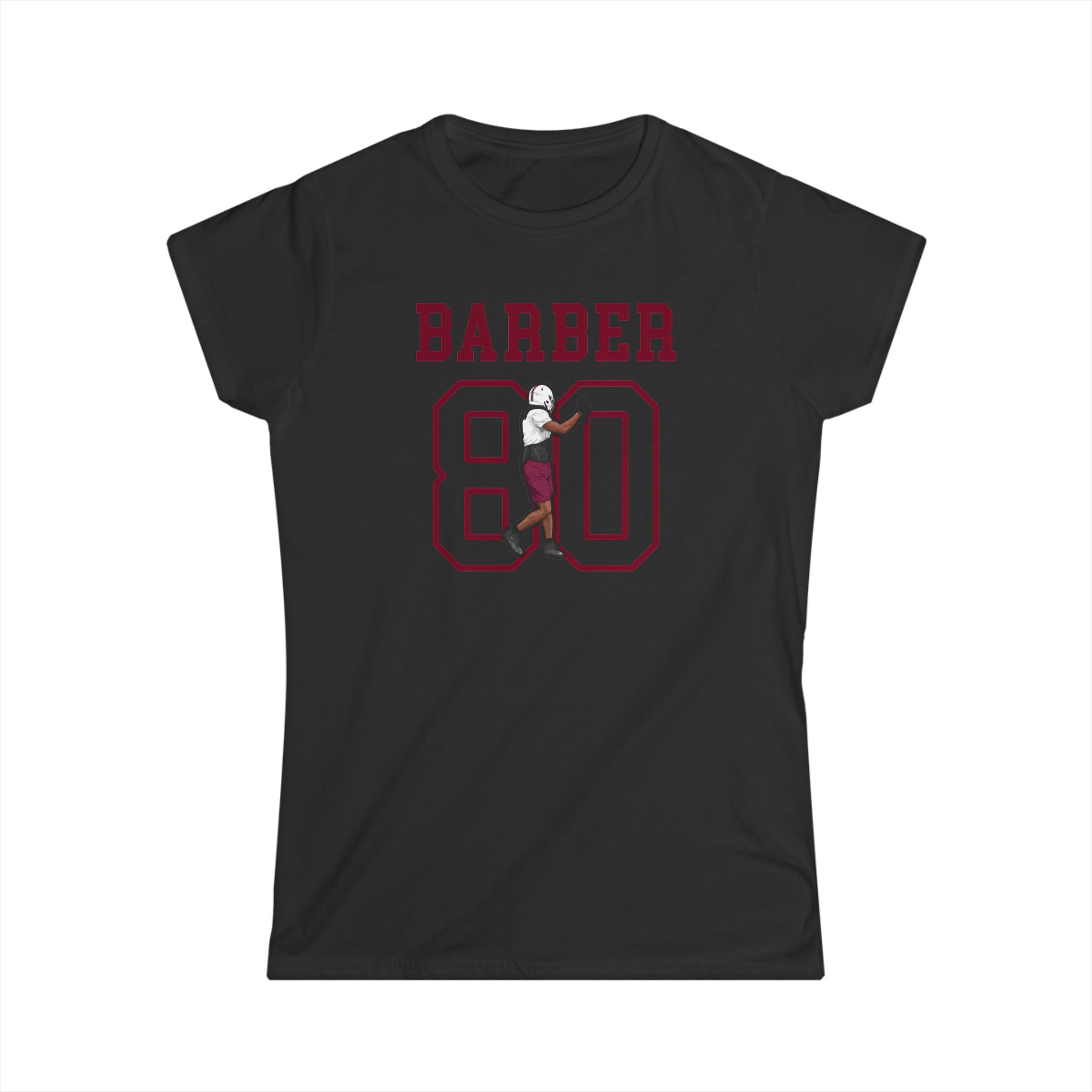 Women's Softstyle Tee — character_shirsey in Black