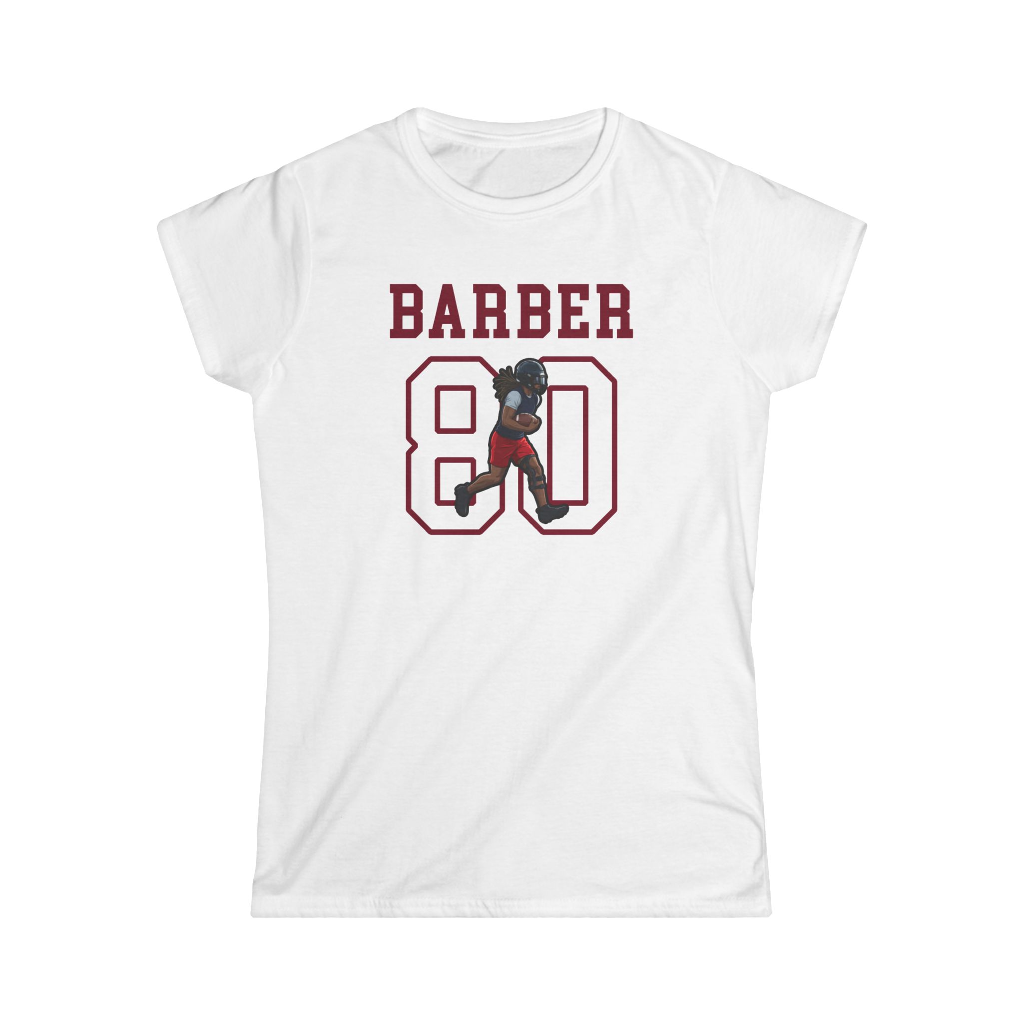Women's Softstyle Tee — character_shirsey in White