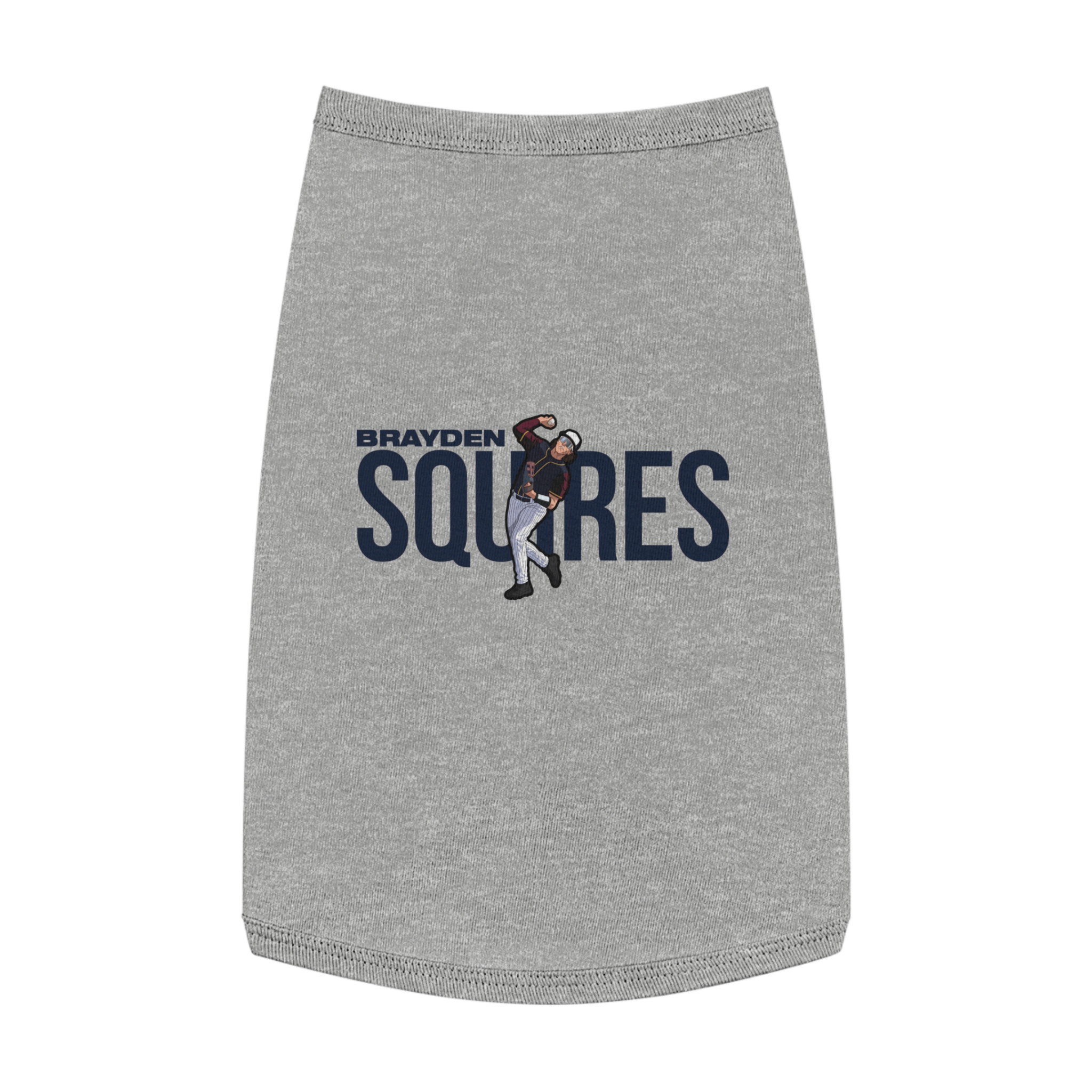 Pet Tank Top — character_player_name in White