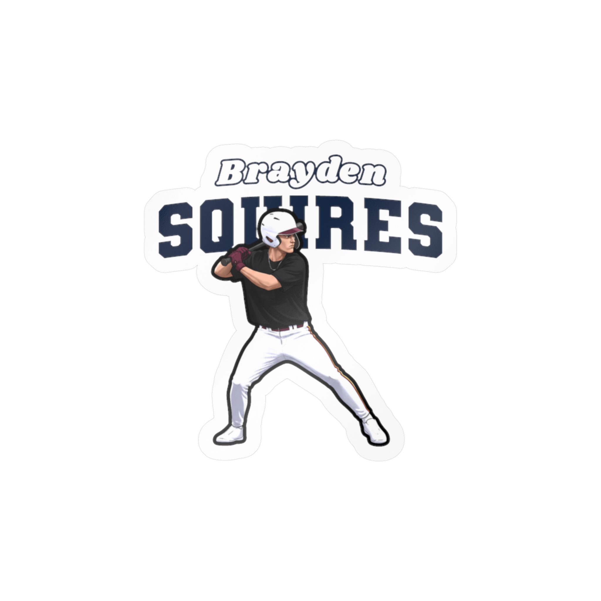 Vinyl Sticker — character_name_arch in Classic