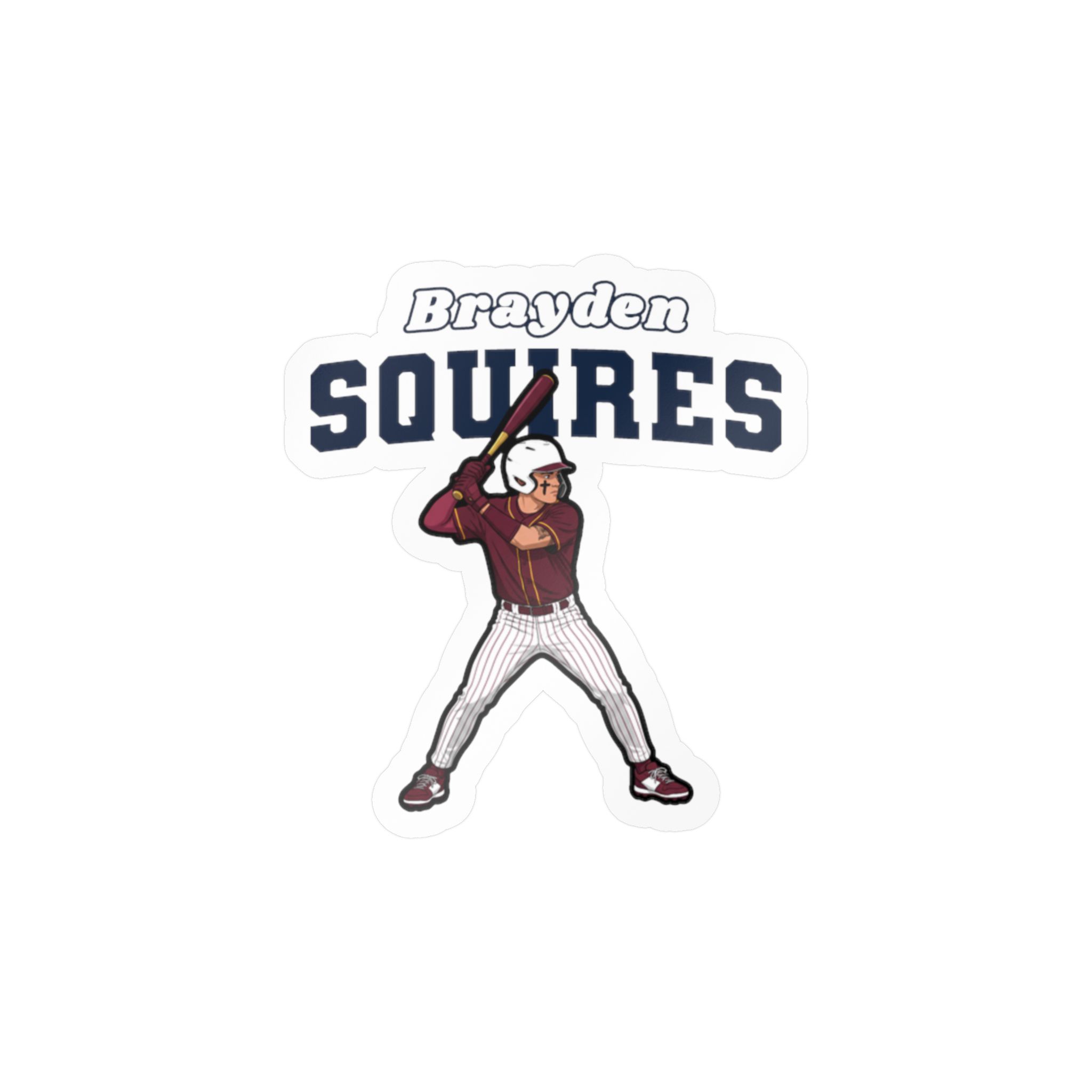Vinyl Sticker — character_name_arch in Classic