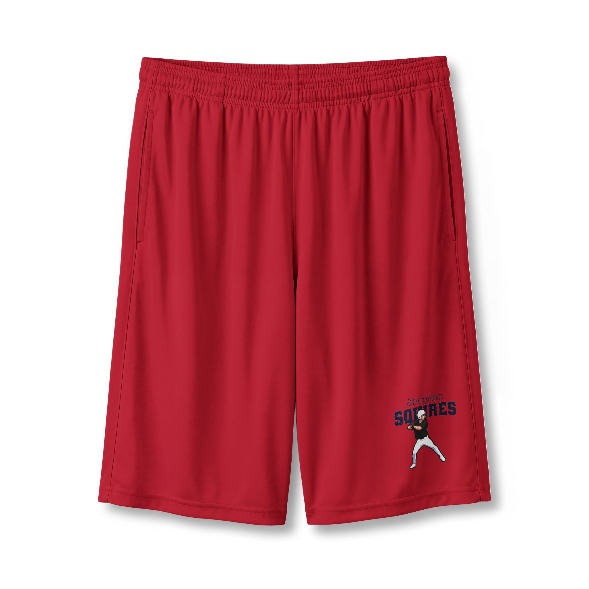 Shorts — character_name_arch in Red