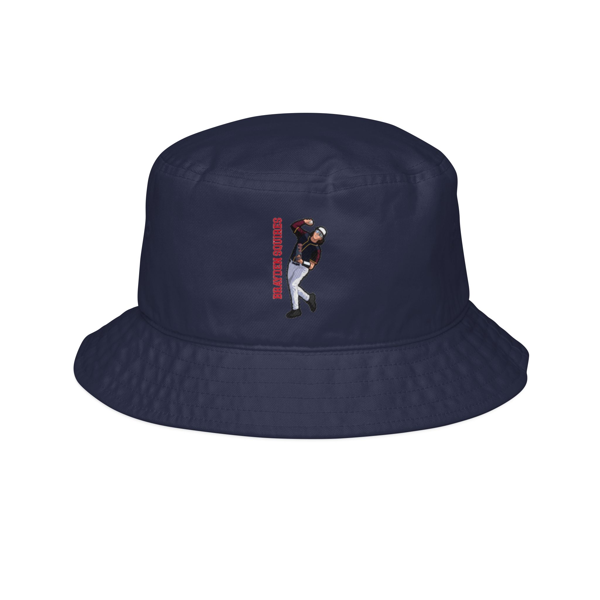 Bucket Hat — character_name_vertical in Navy