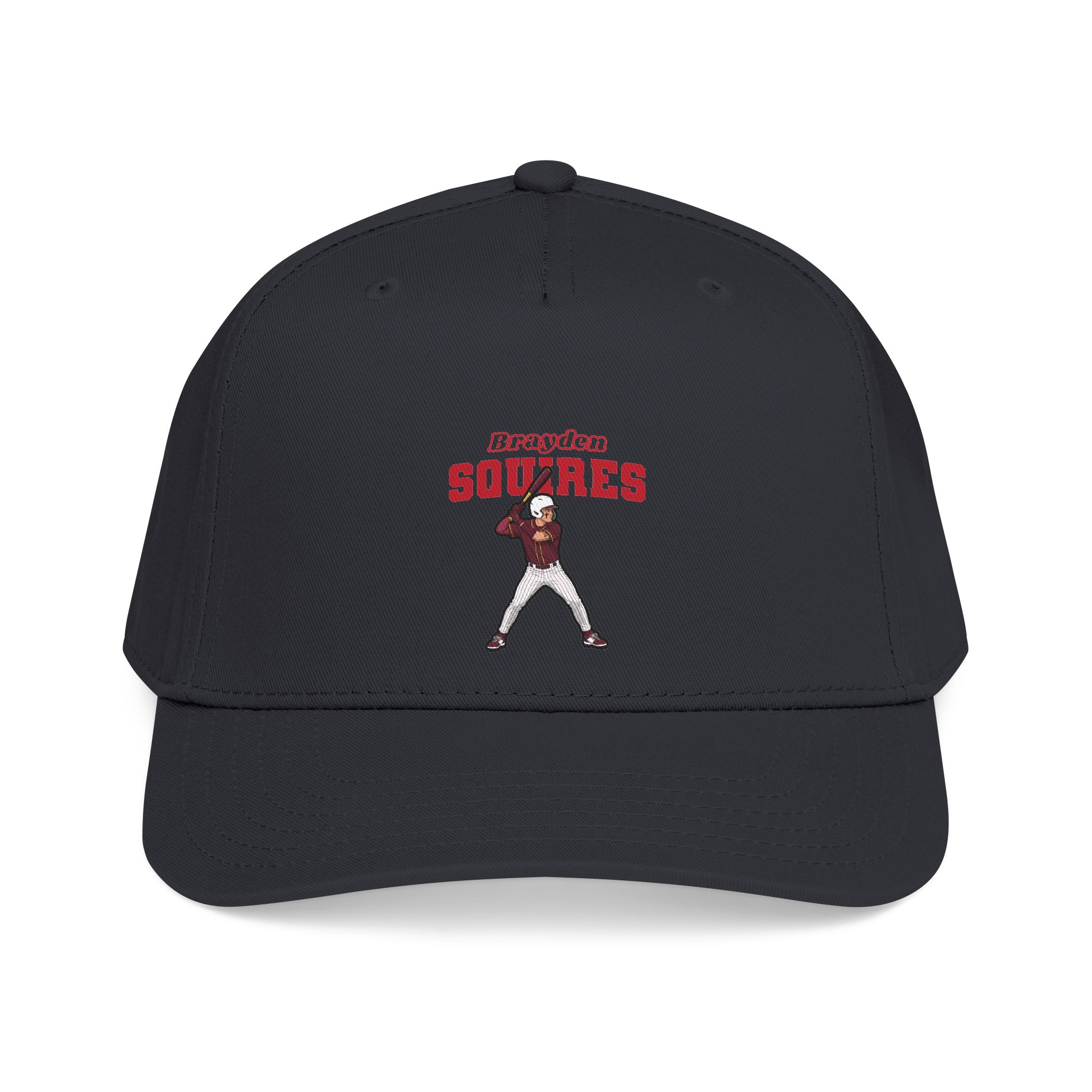 Baseball Cap — character_name_arch in Black