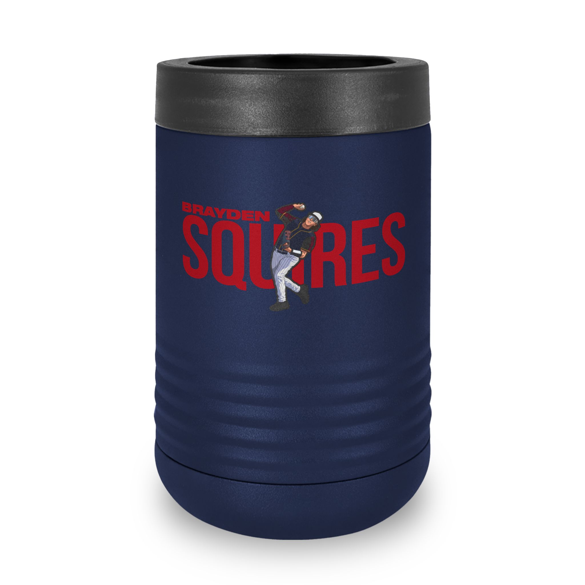 Stainless Can Cooler — character_player_name in Navy