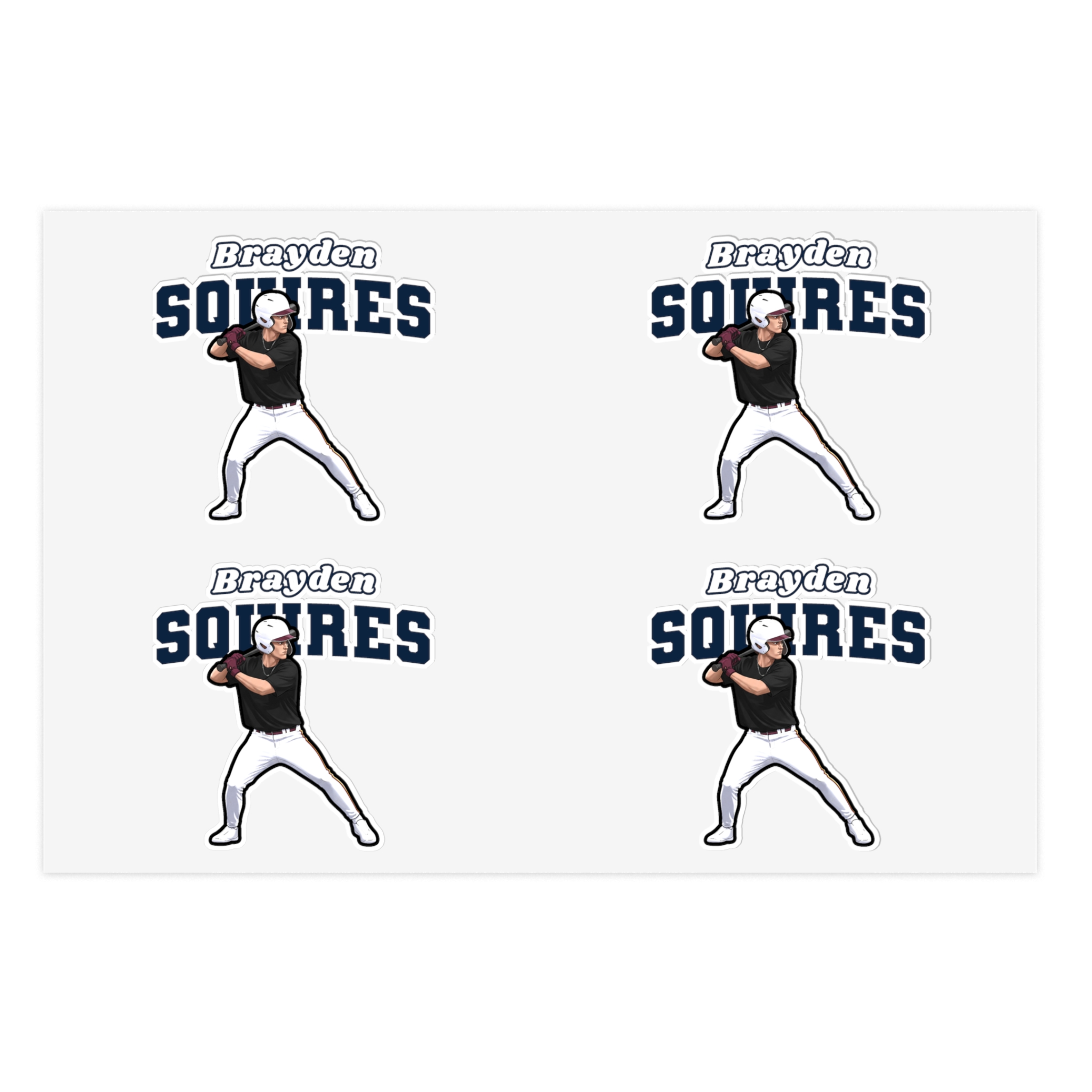 Sticker Sheet — character_name_arch in Classic