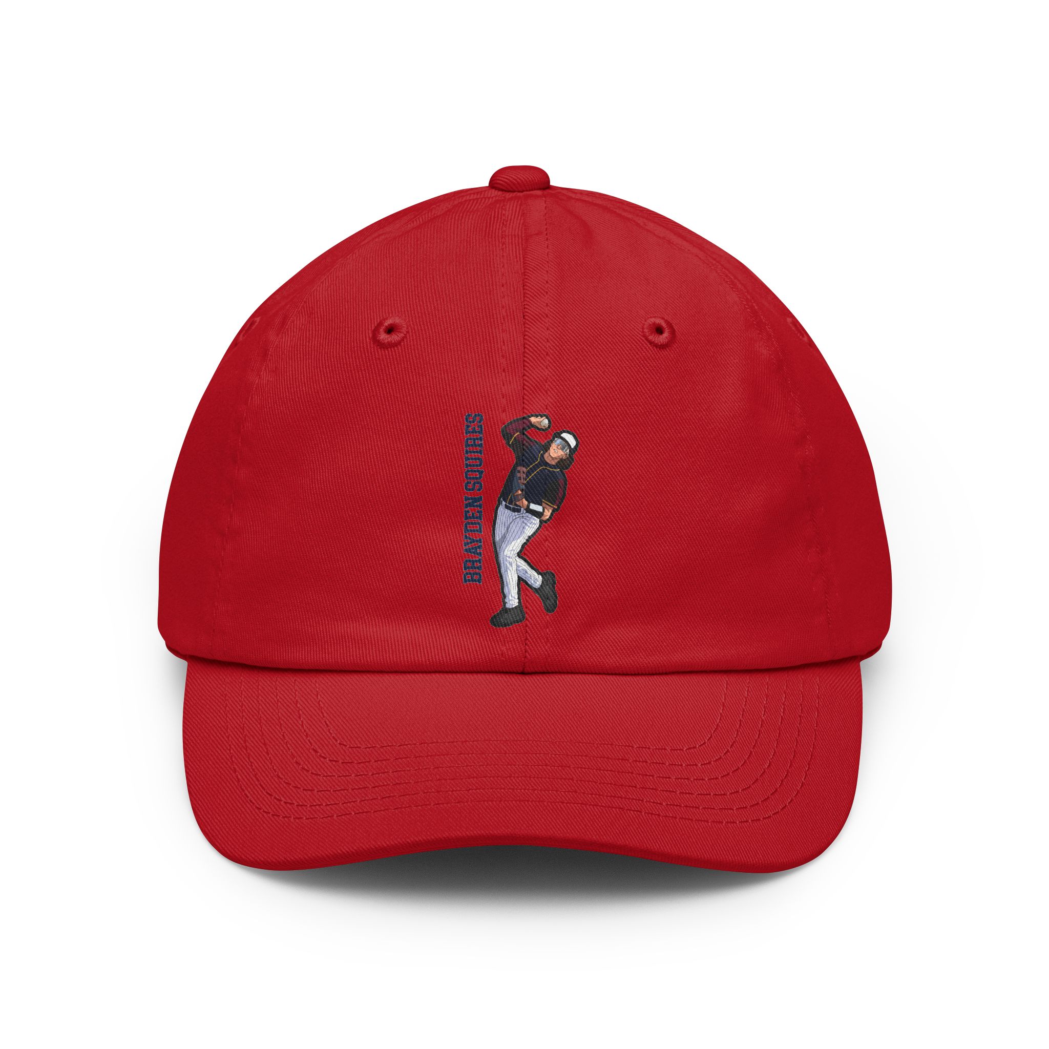 Classic Cap — character_name_vertical in Red