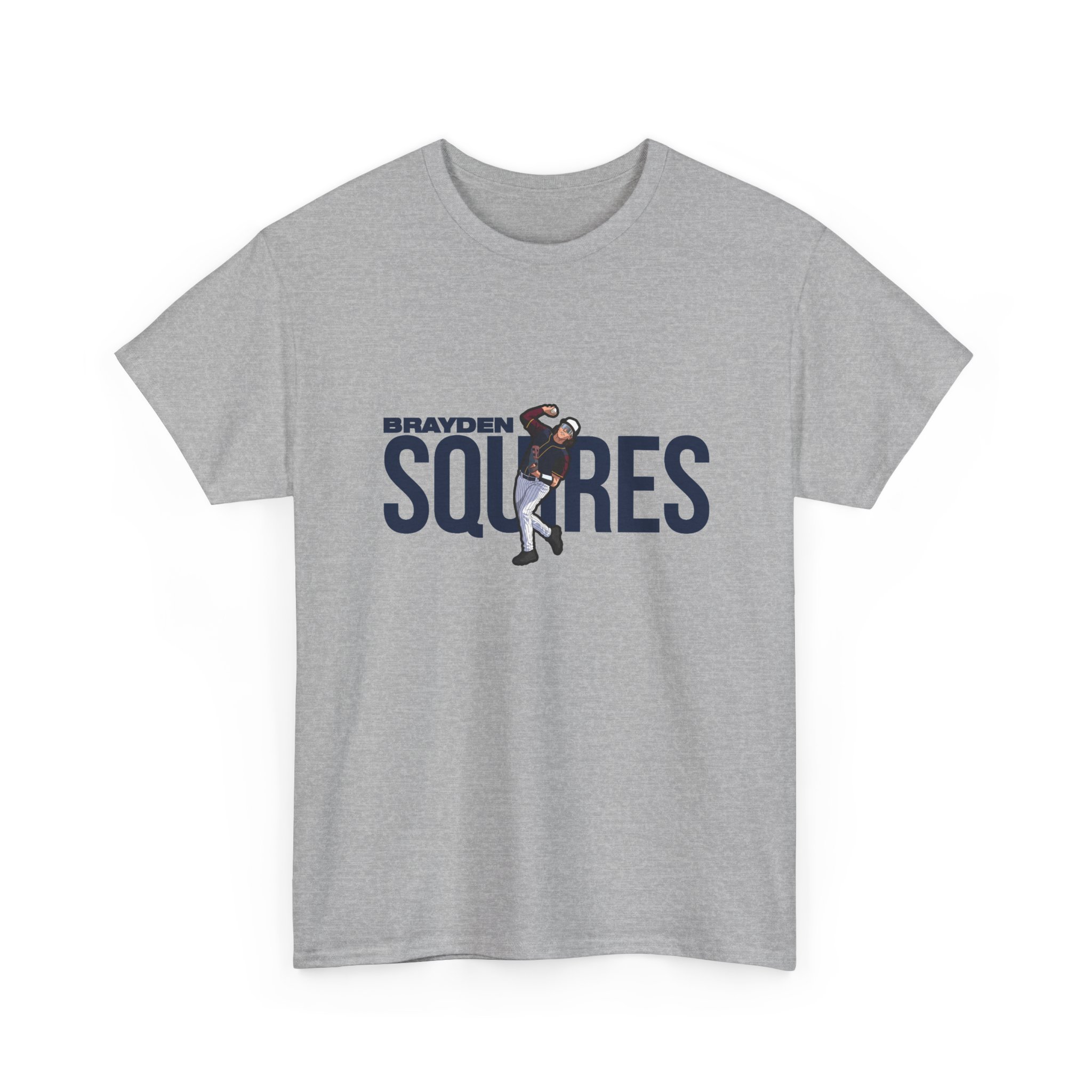 Tee — character_player_name in Grey