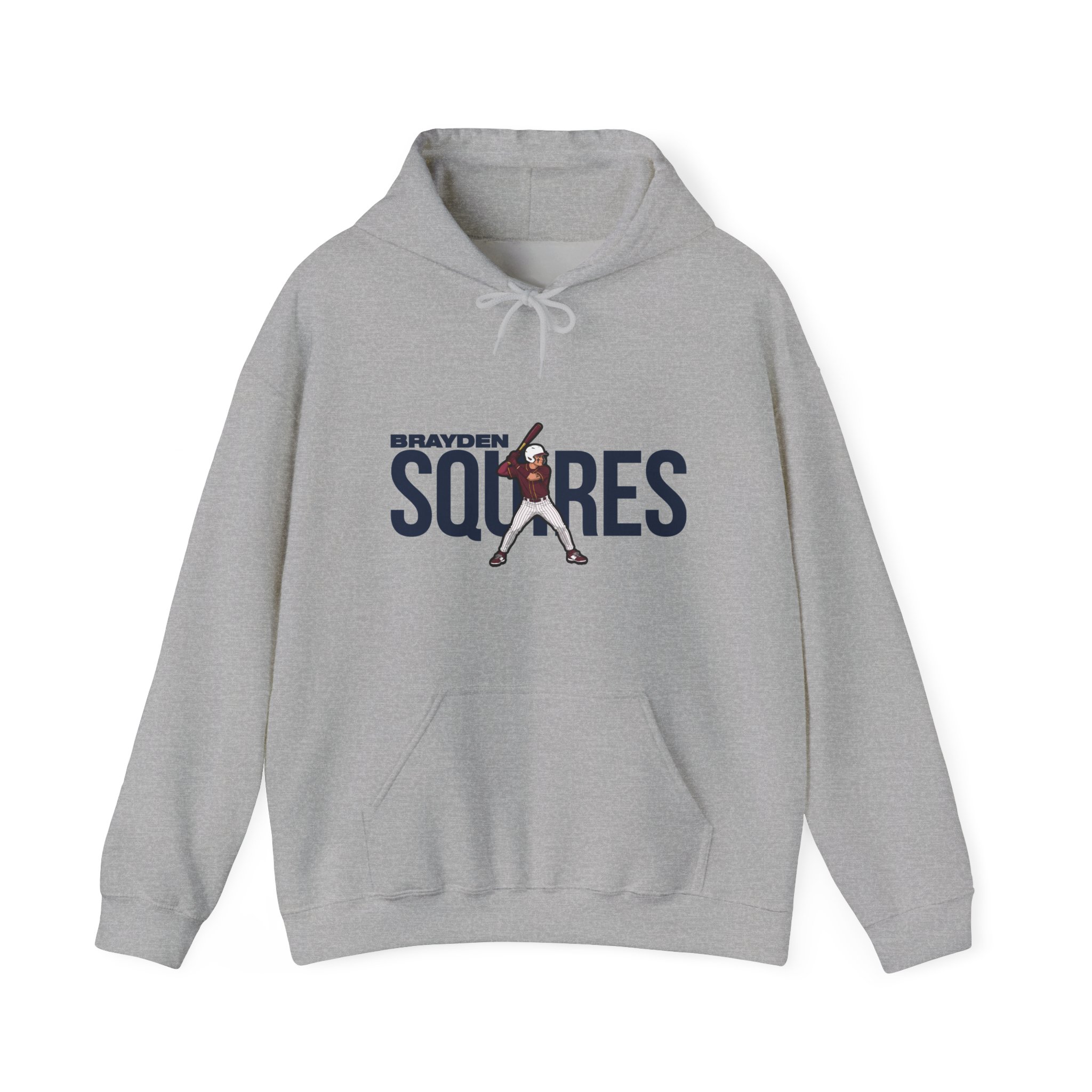 Hoodie — character_player_name in Grey