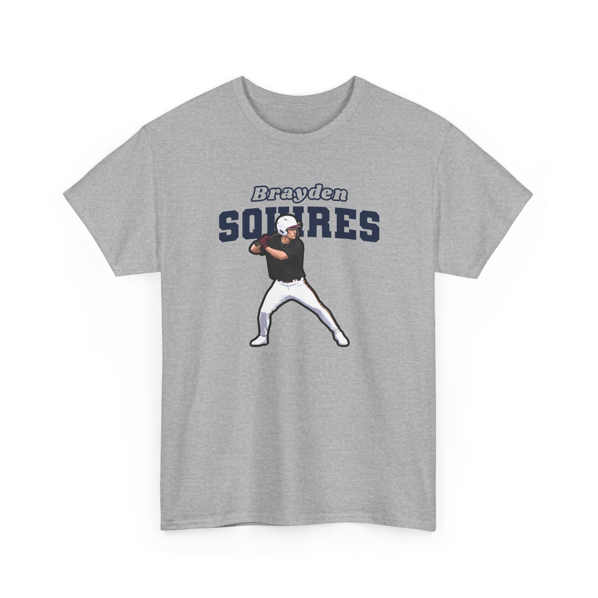 Tee — character_name_arch in Grey