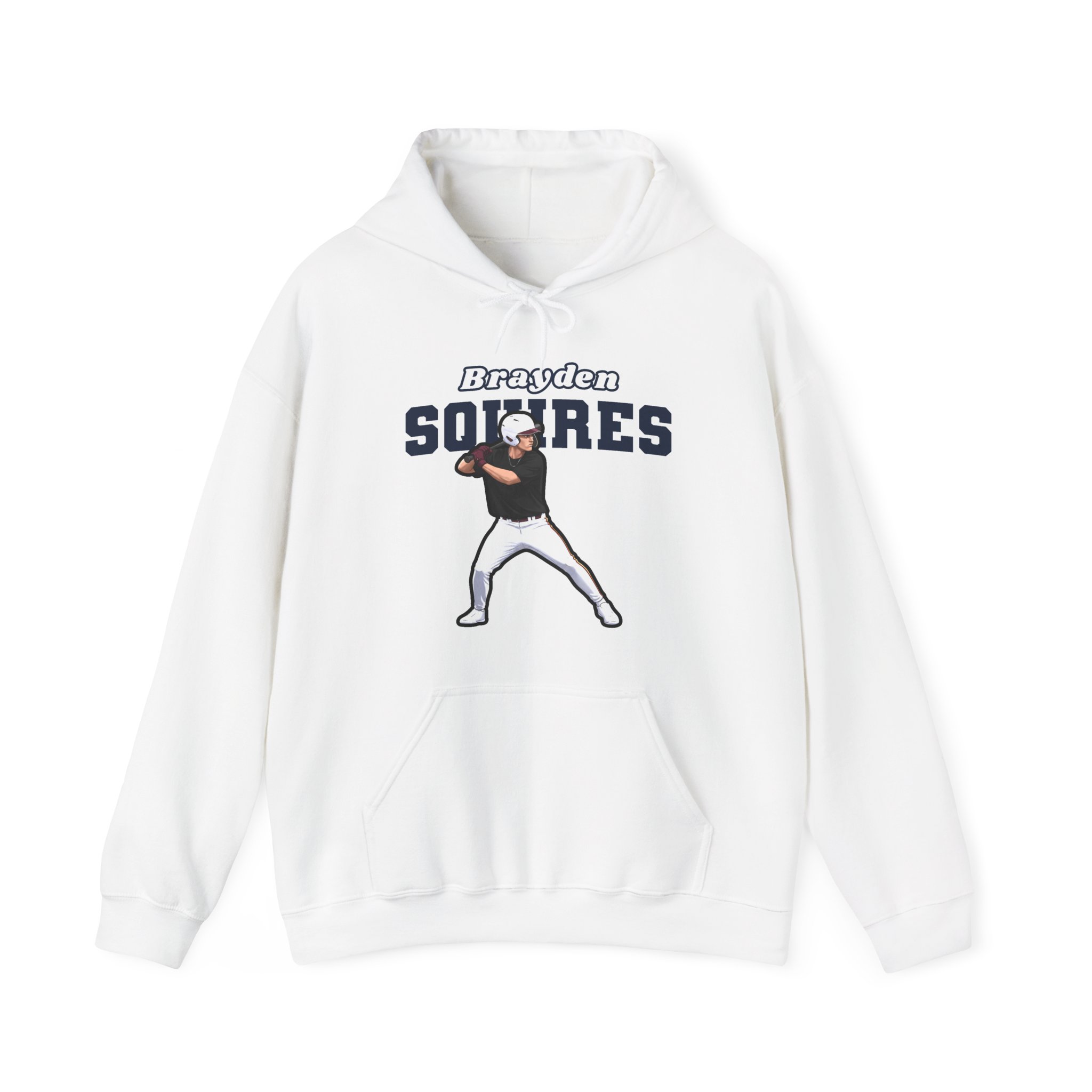 Hoodie — character_name_arch in White