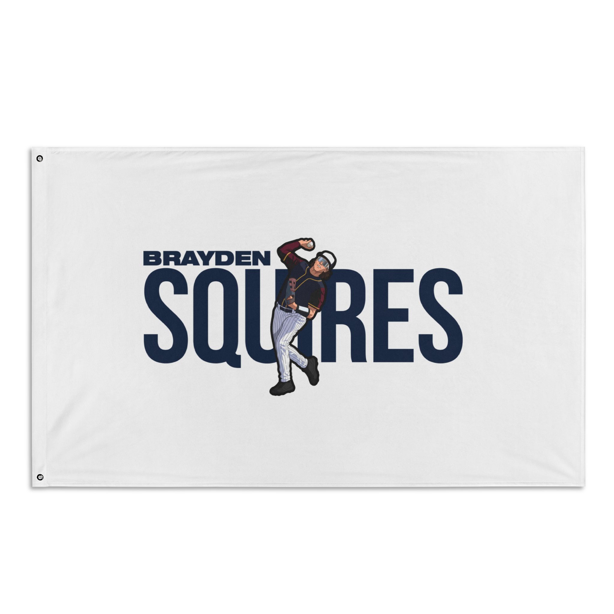 Flag (35 × 56 in) — character_player_name in Classic