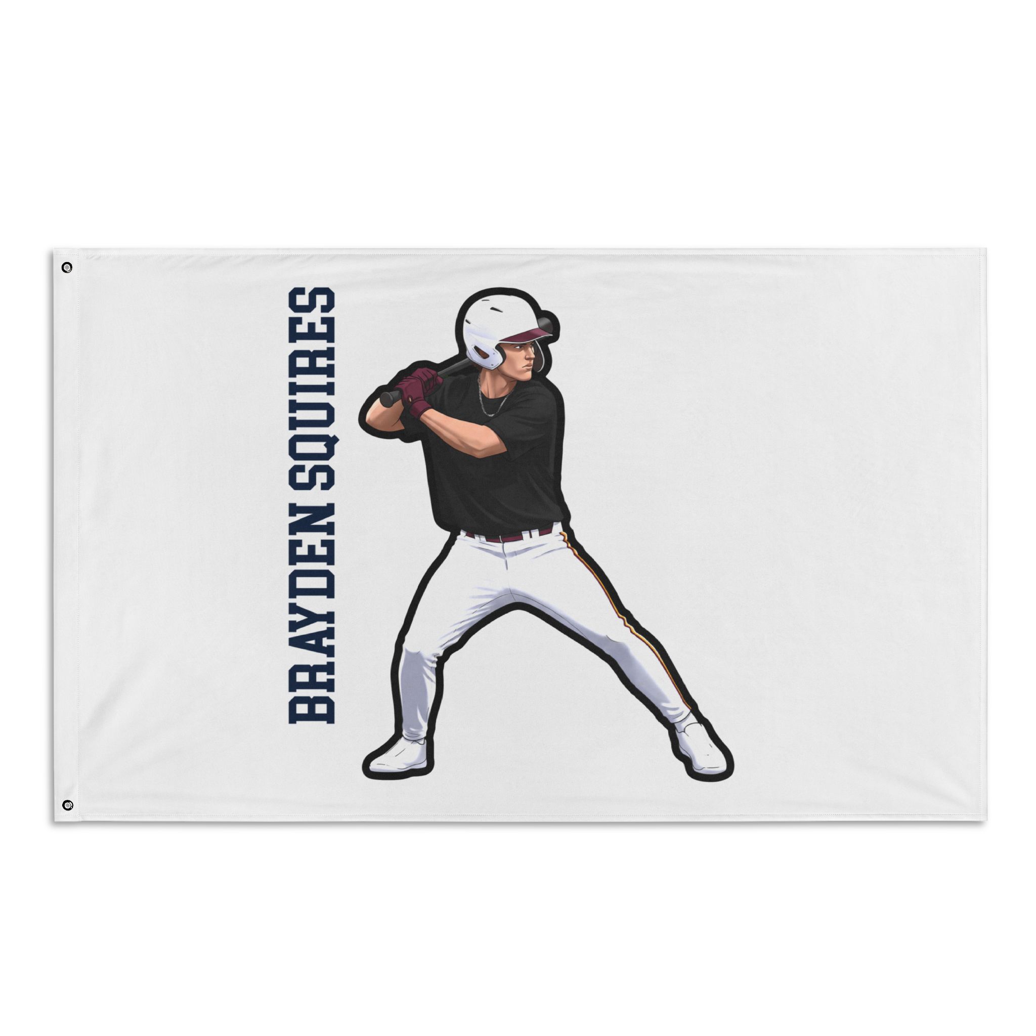 Flag (35 × 56 in) — character_name_vertical in Classic