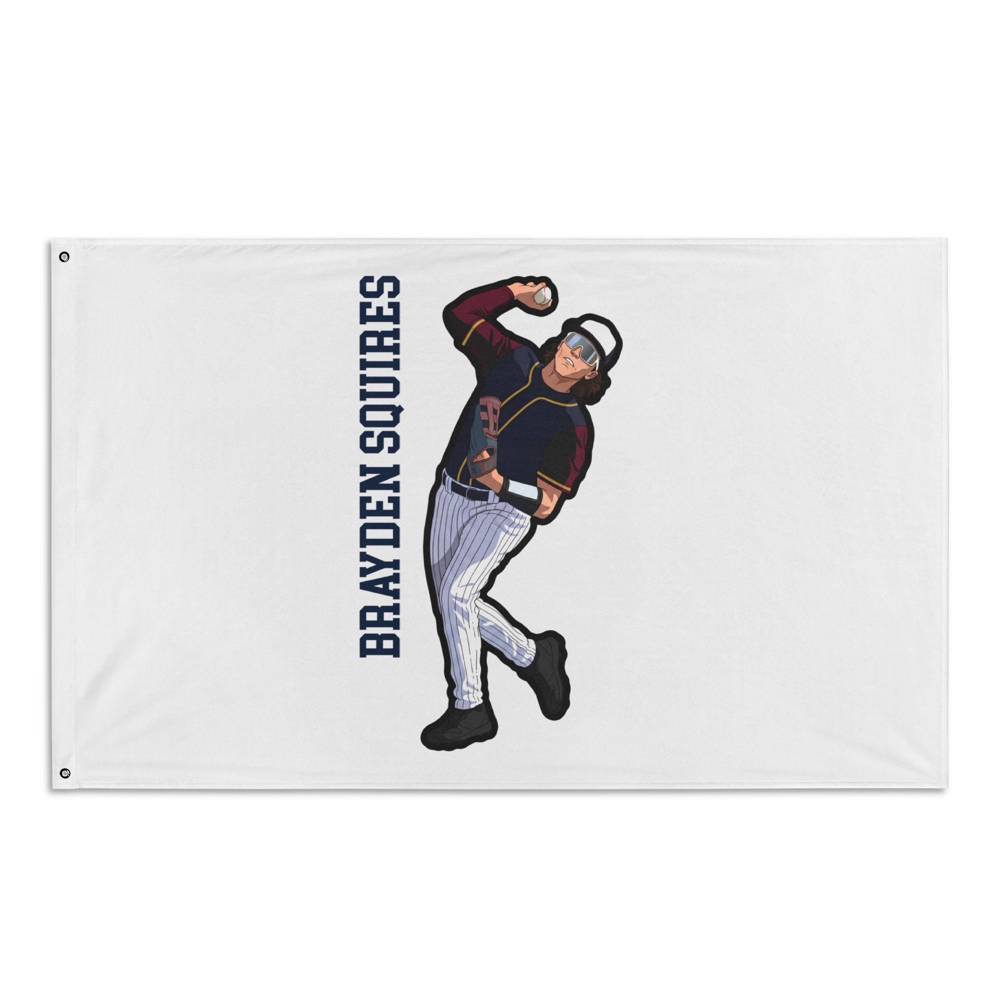 Flag (35 × 56 in) — character_name_vertical in Classic