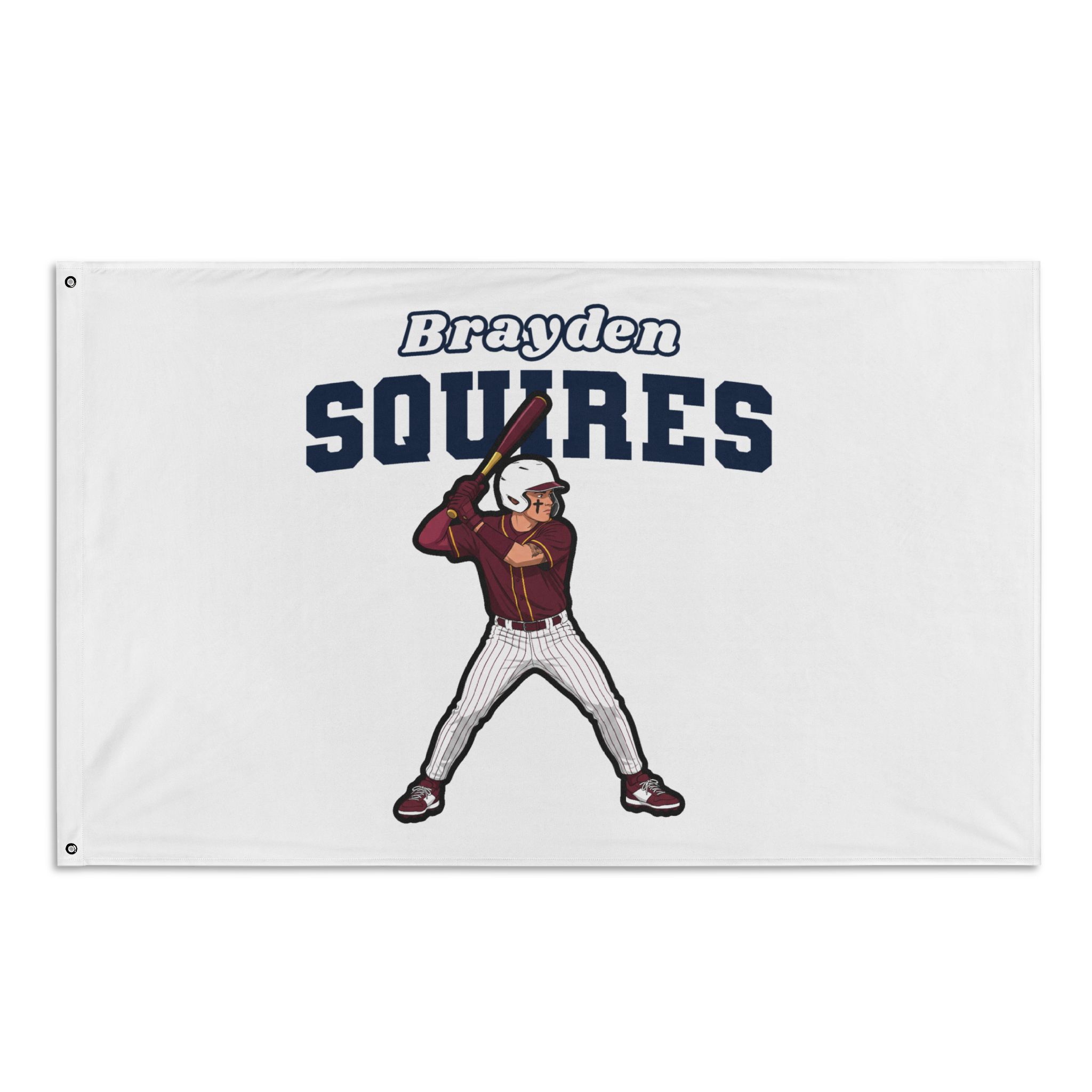 Flag (35 × 56 in) — character_name_arch in Classic