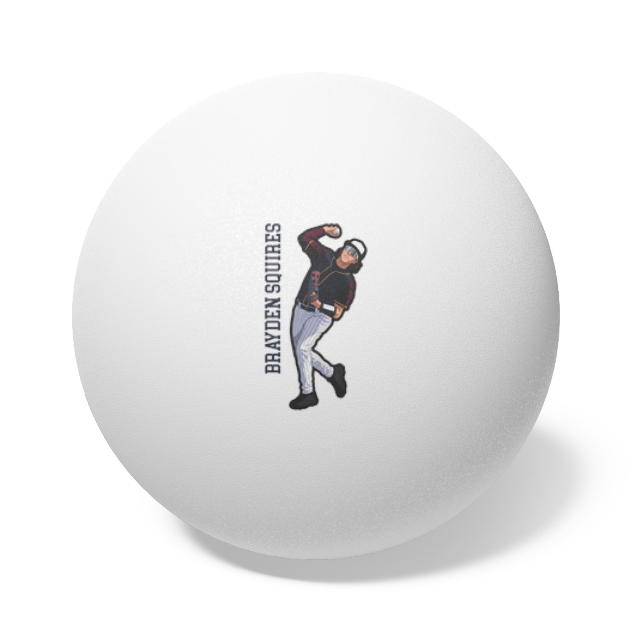 Ping Pong Balls, 6 pcs — character_name_vertical in White