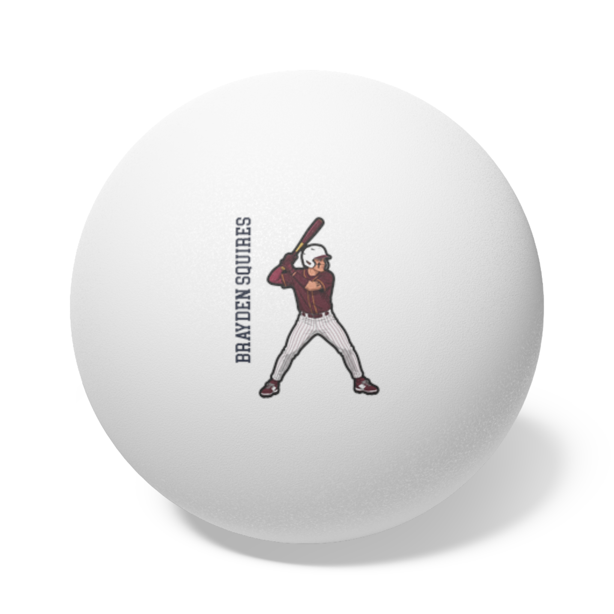 Ping Pong Balls, 6 pcs — character_name_vertical in White