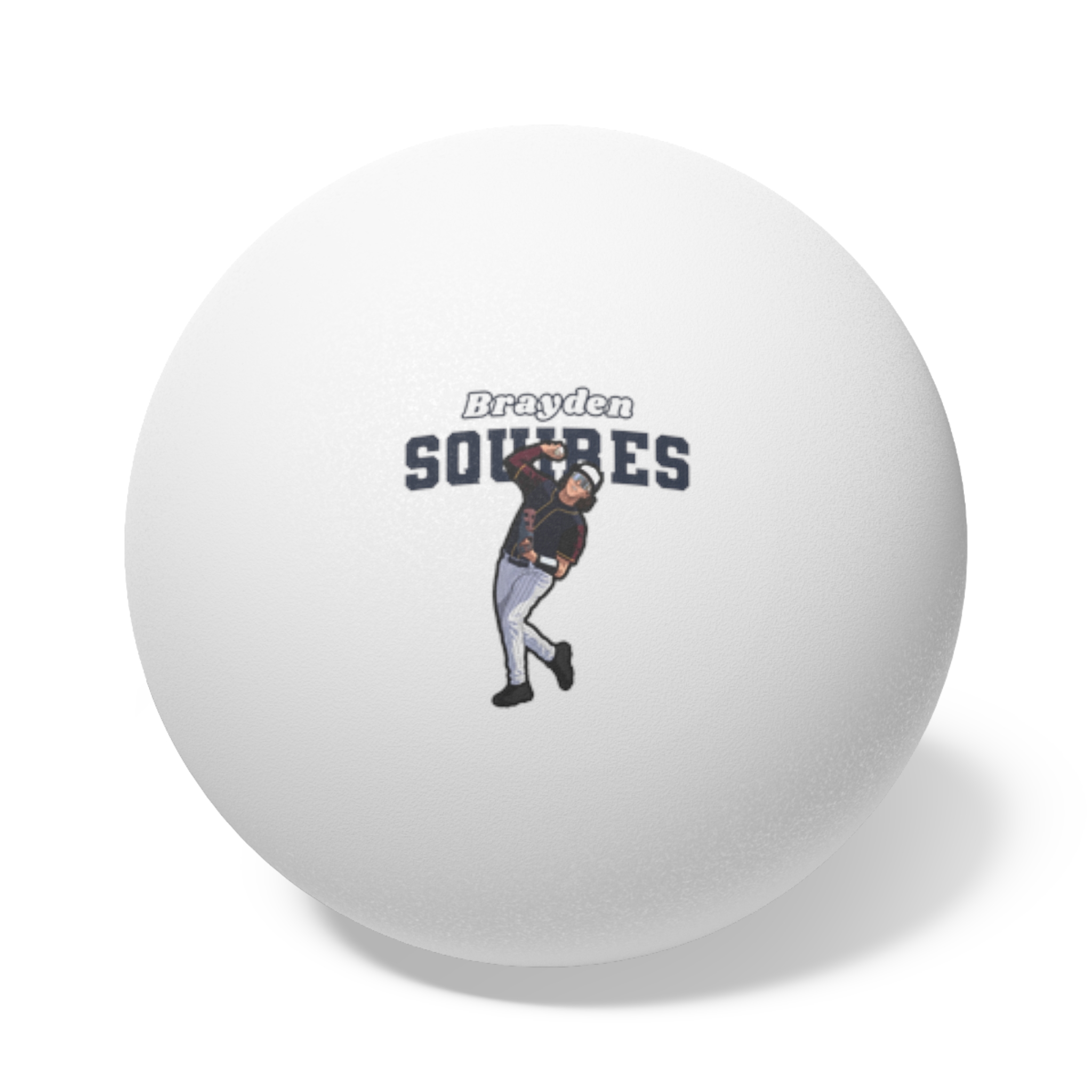 Ping Pong Balls, 6 pcs — character_name_arch in White