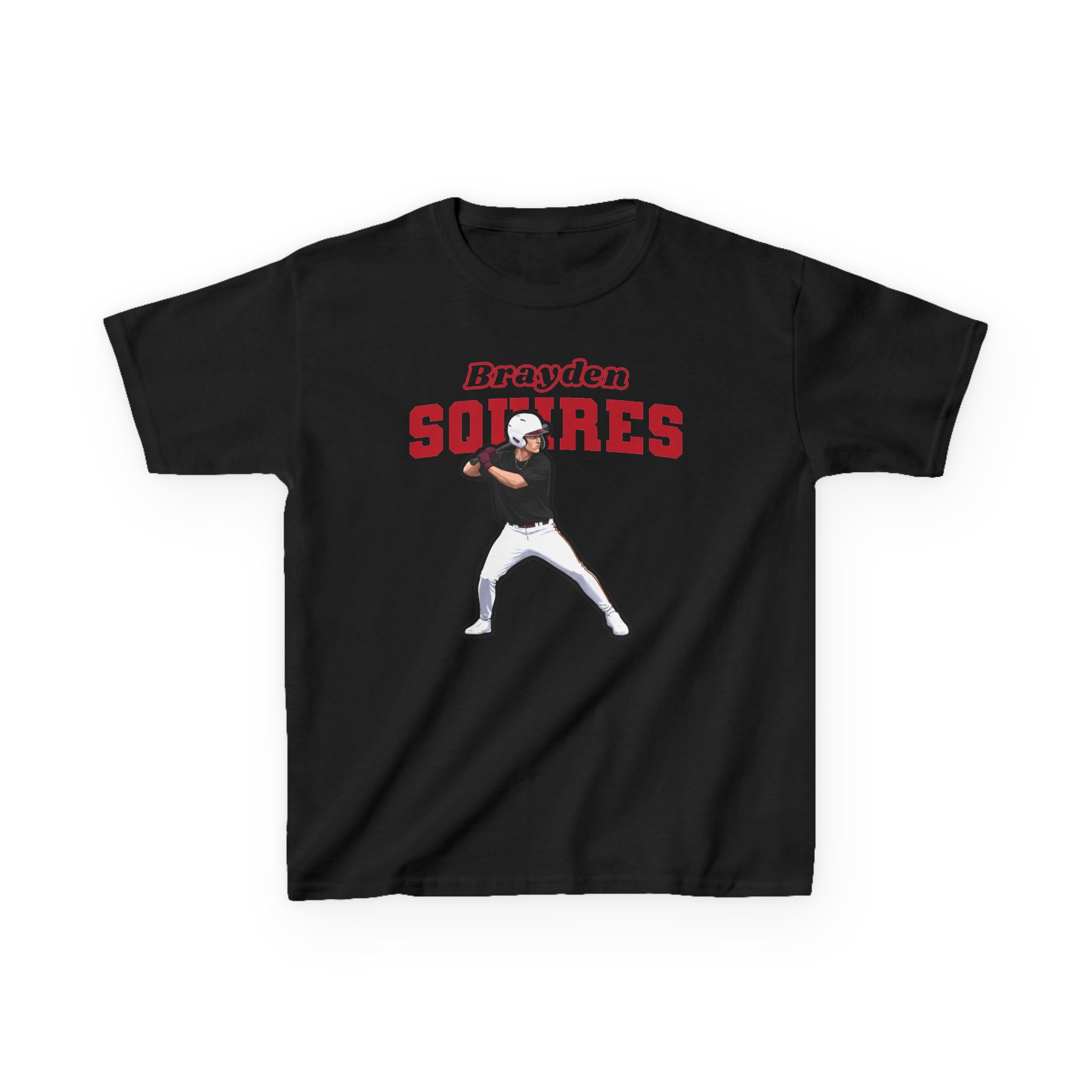 Youth Tee — character_name_arch in Black