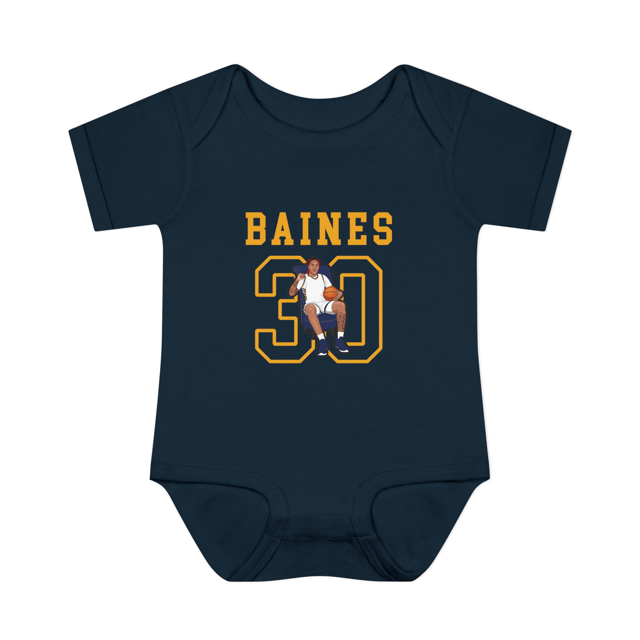 Baby Onesie — character_shirsey in Navy