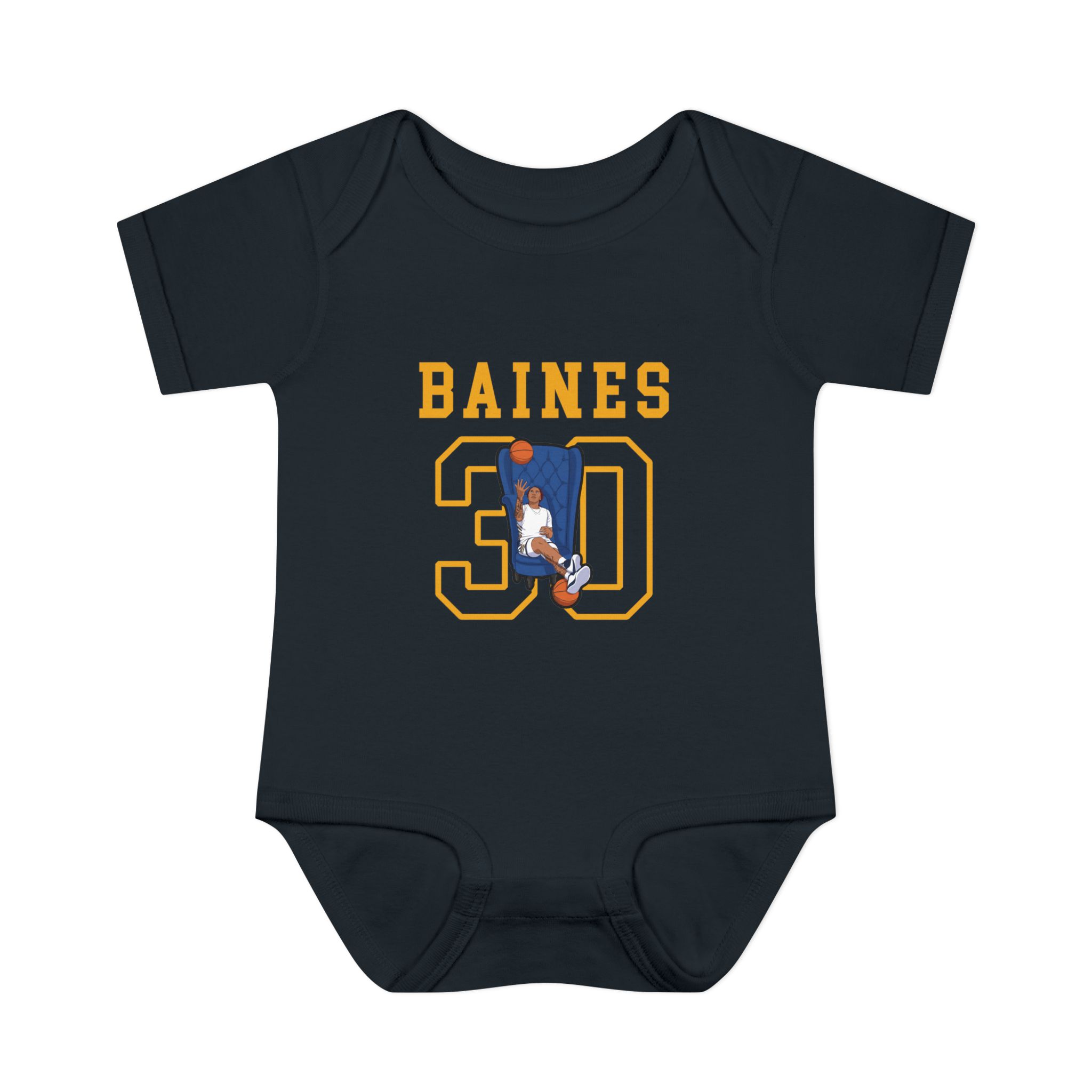 Baby Onesie — character_shirsey in Black