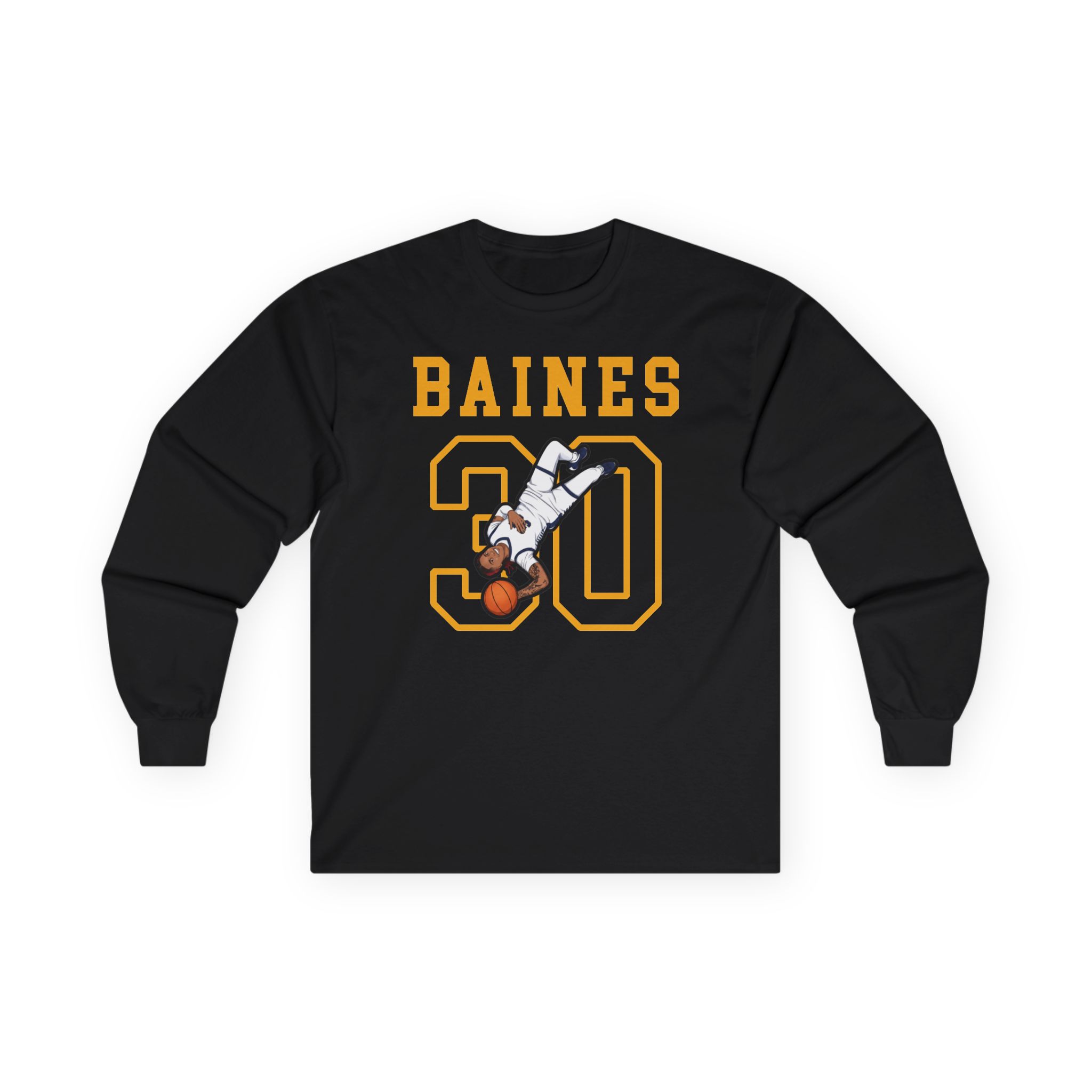 Long Sleeve Tee — character_shirsey in Black