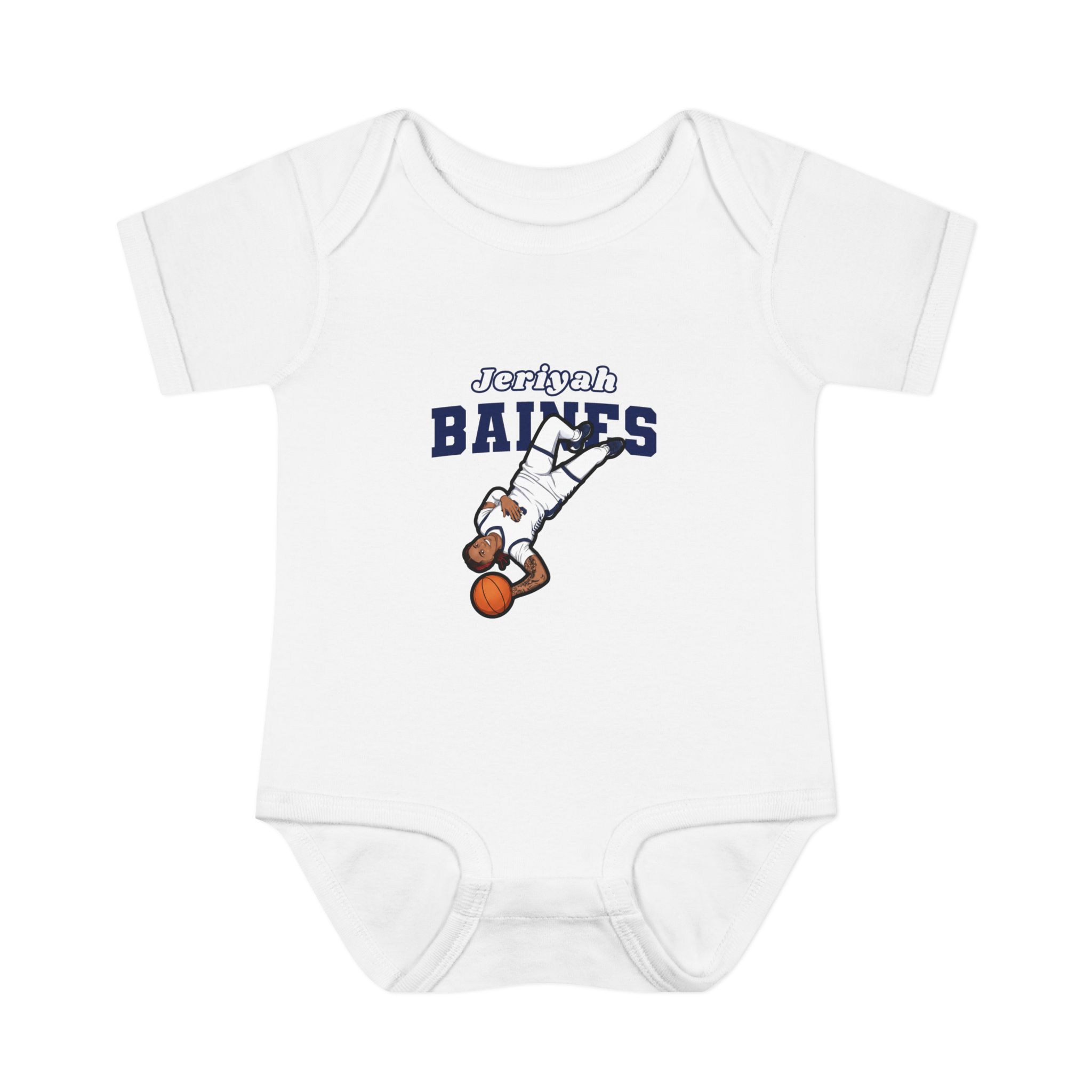 Baby Onesie — character_name_arch in White