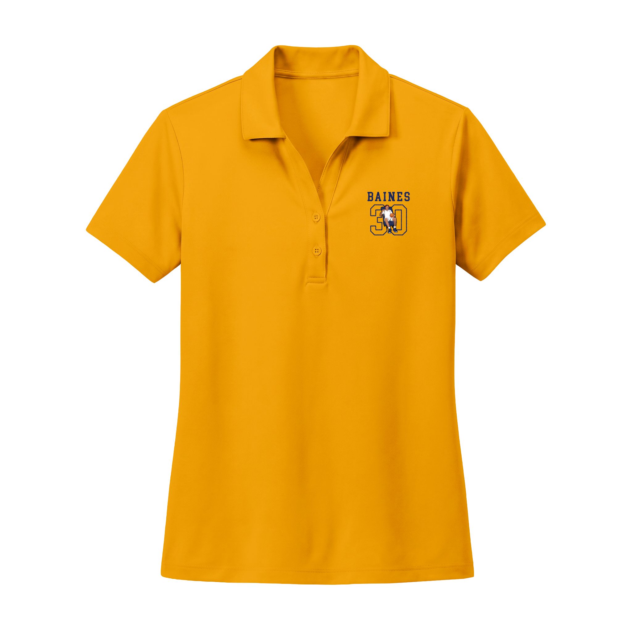 Women's Polo — character_shirsey in Gold