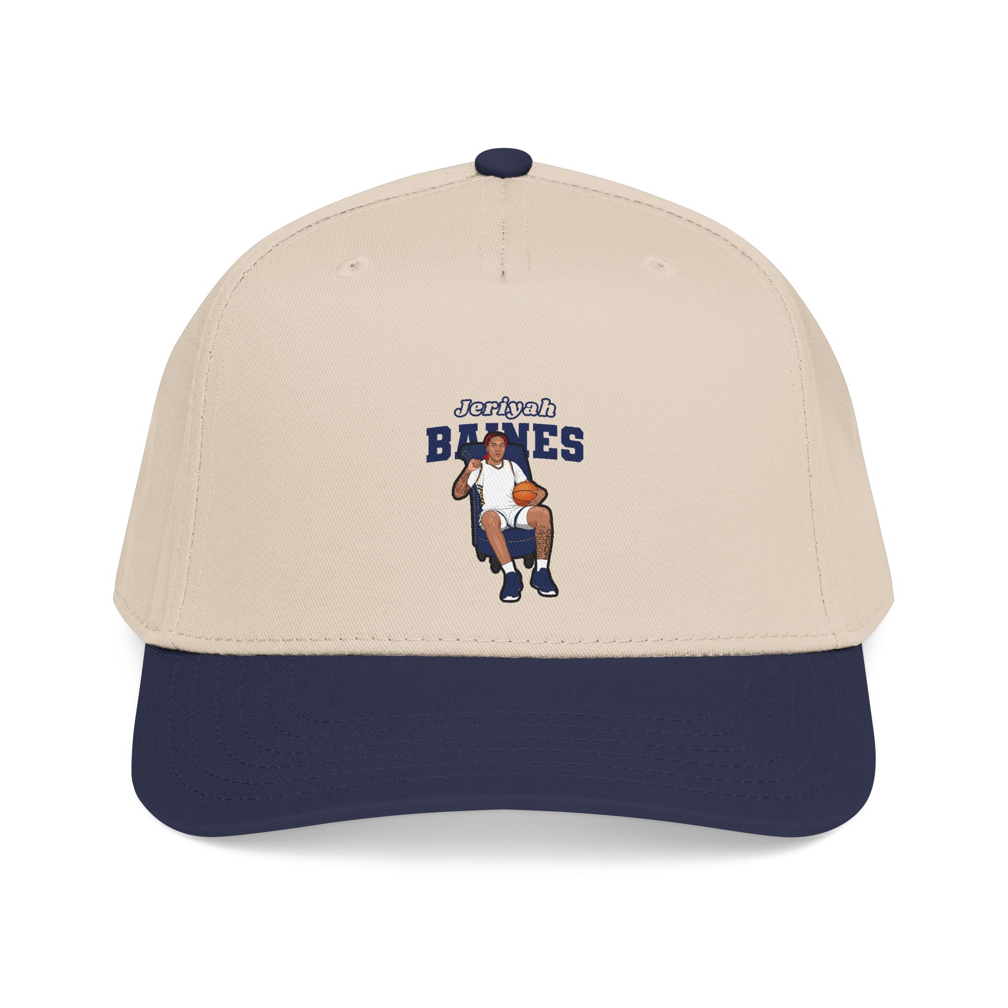 Baseball Cap — character_name_arch in Navy / Natural