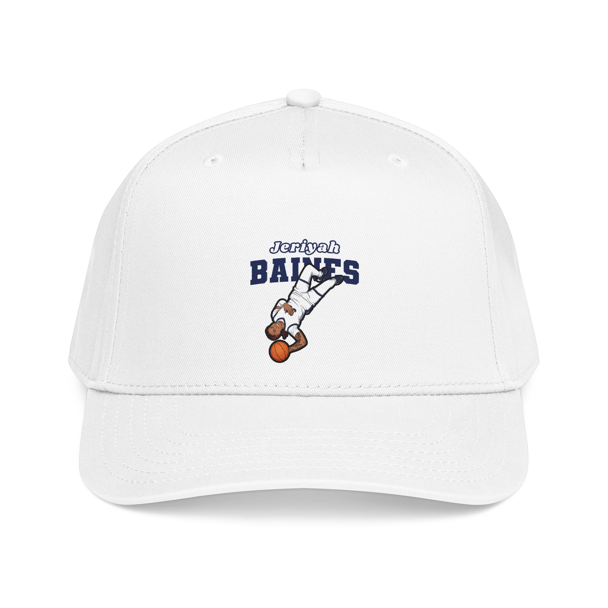 Baseball Cap — character_name_arch in White