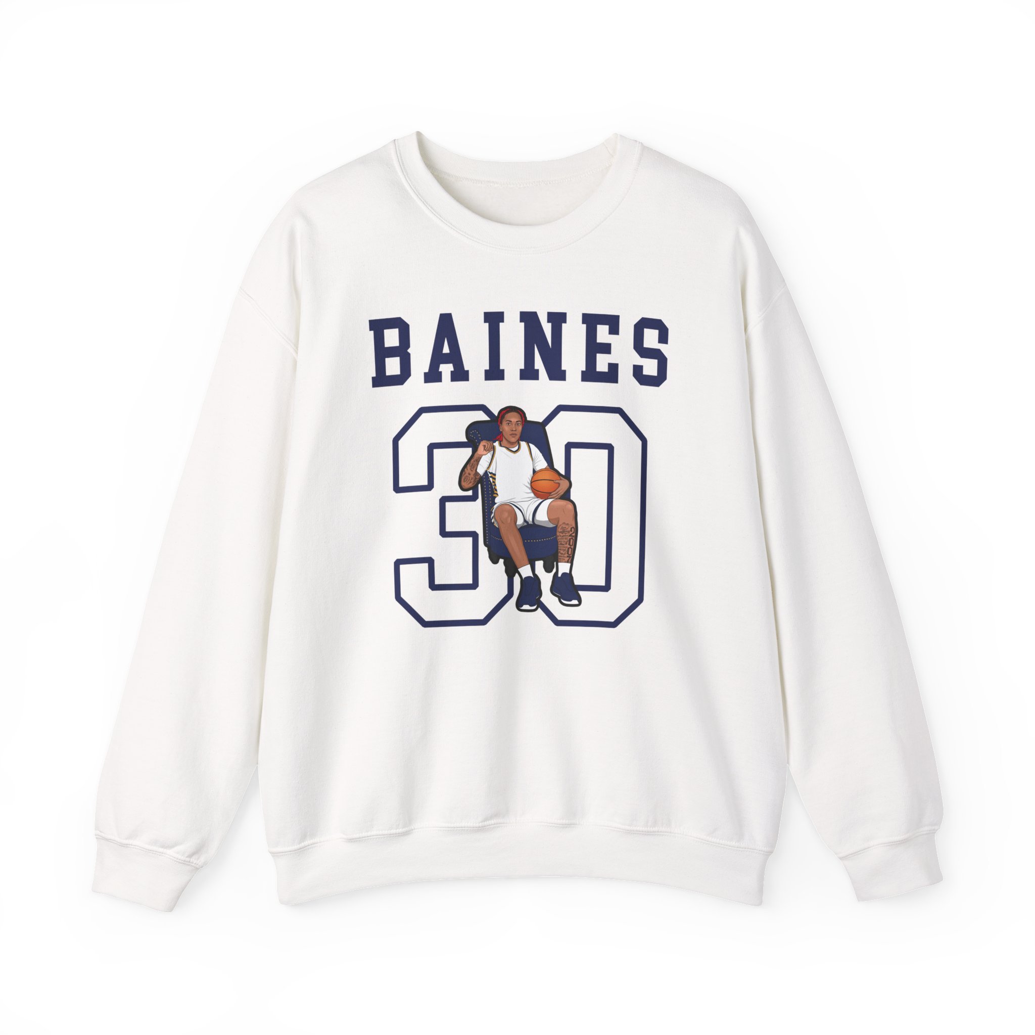 Crewneck Sweatshirt — character_shirsey in White