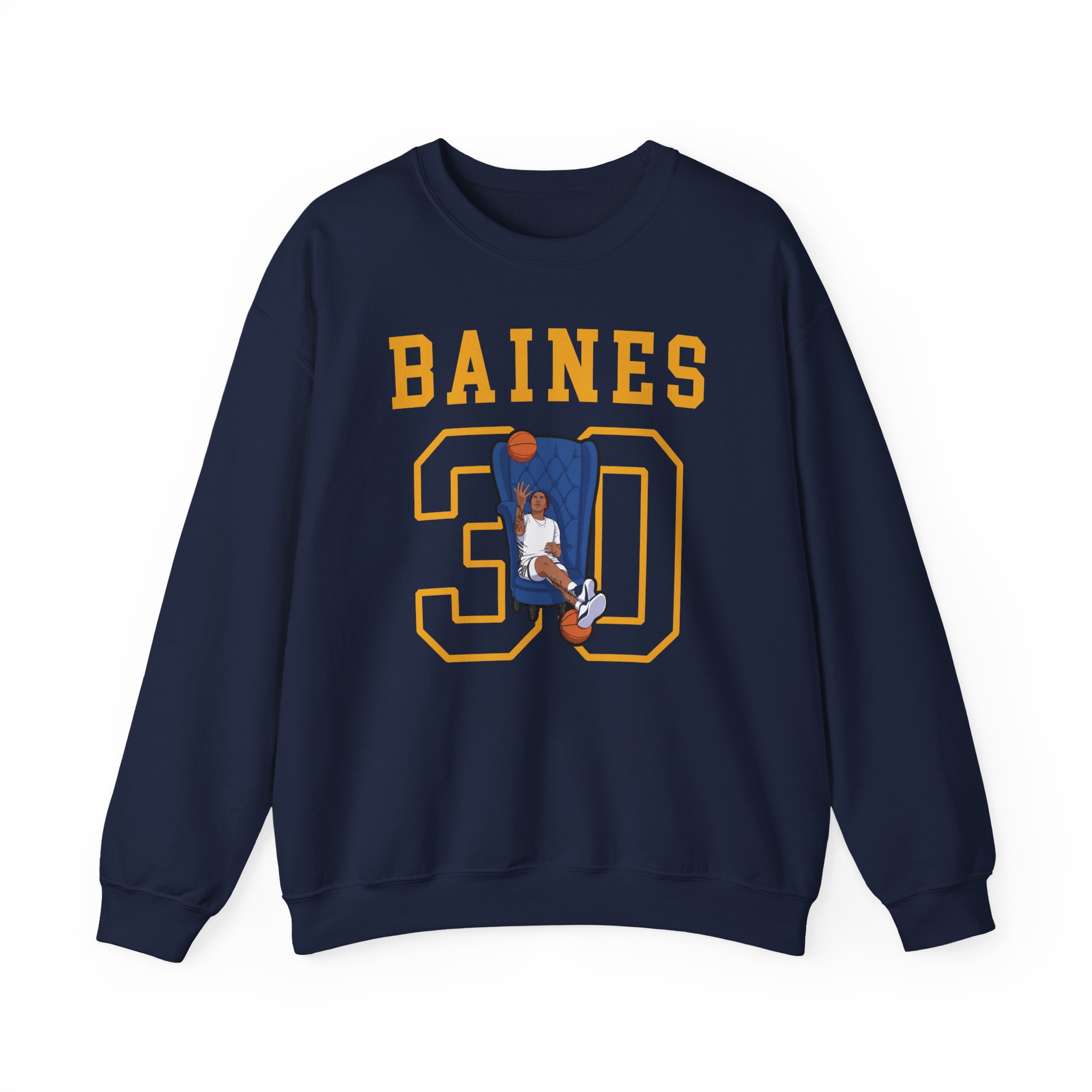 Crewneck Sweatshirt — character_shirsey in Navy