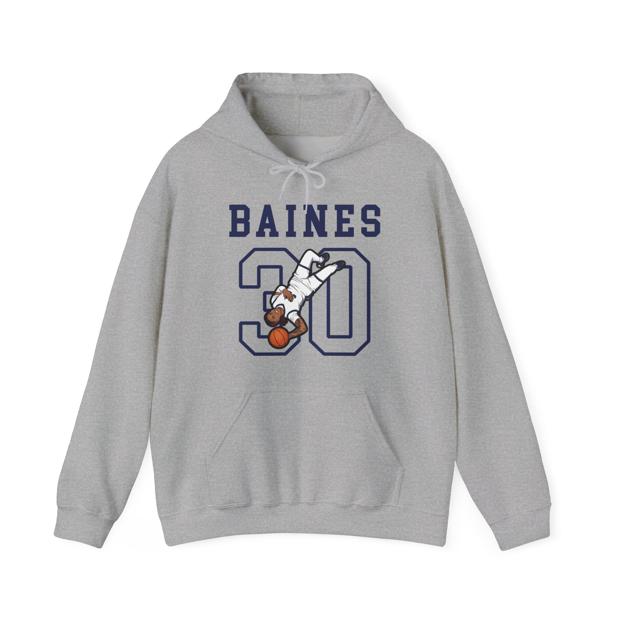 Hoodie — character_shirsey in Grey