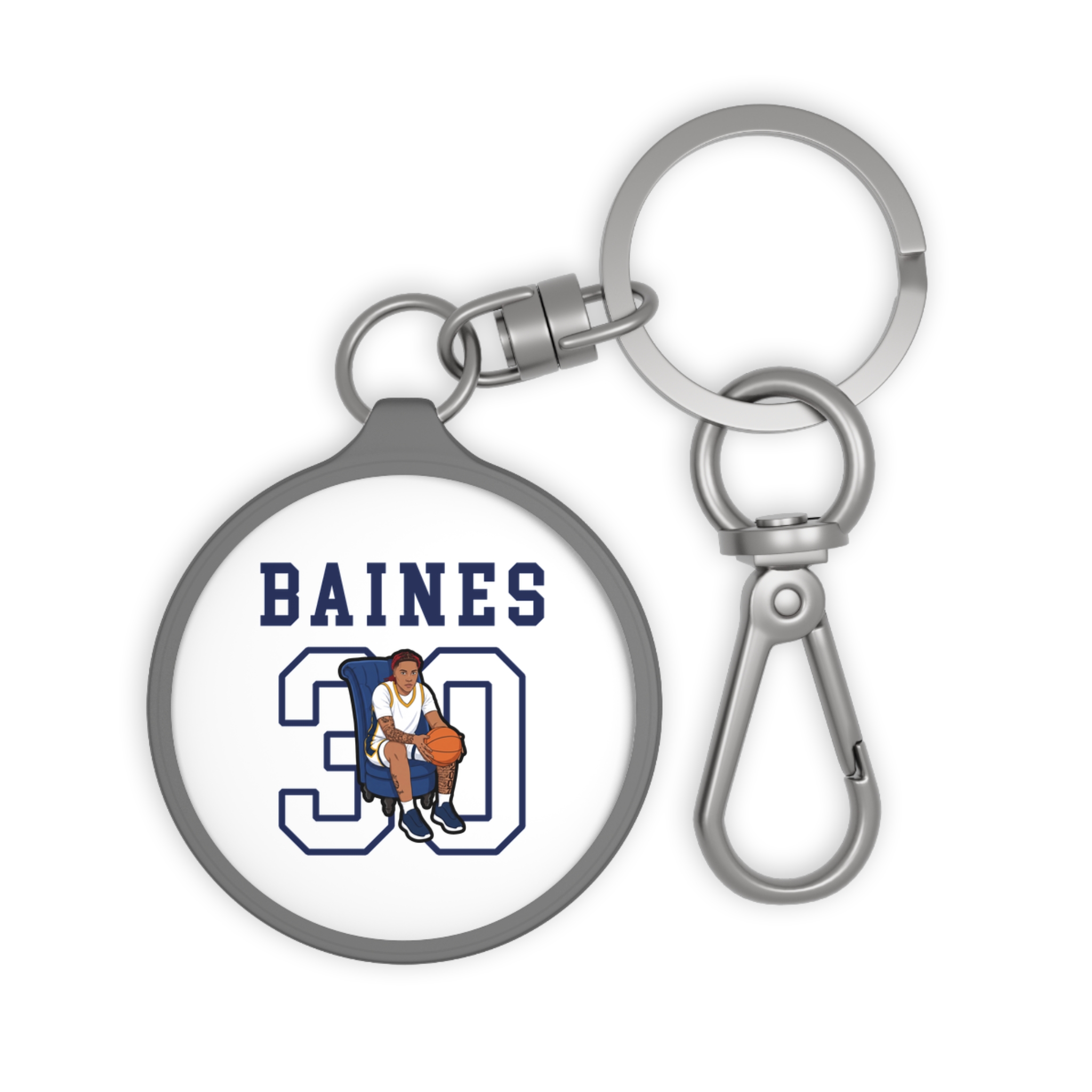 Keychain — character_shirsey in Grey