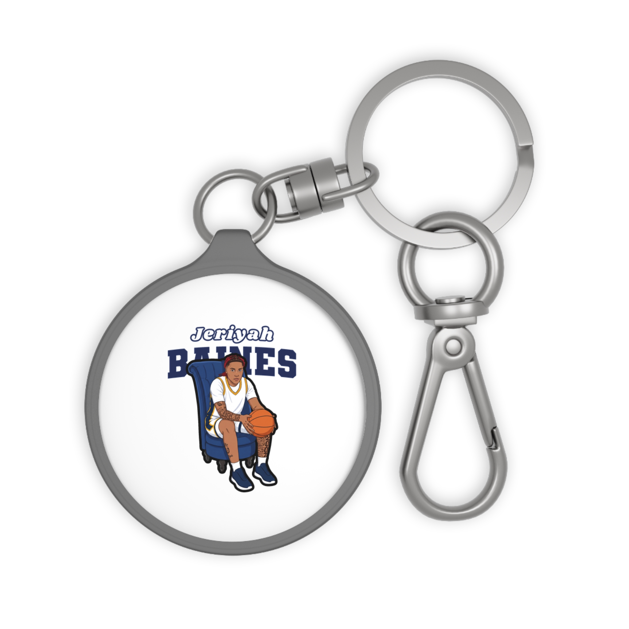 Keychain — character_name_arch in Grey