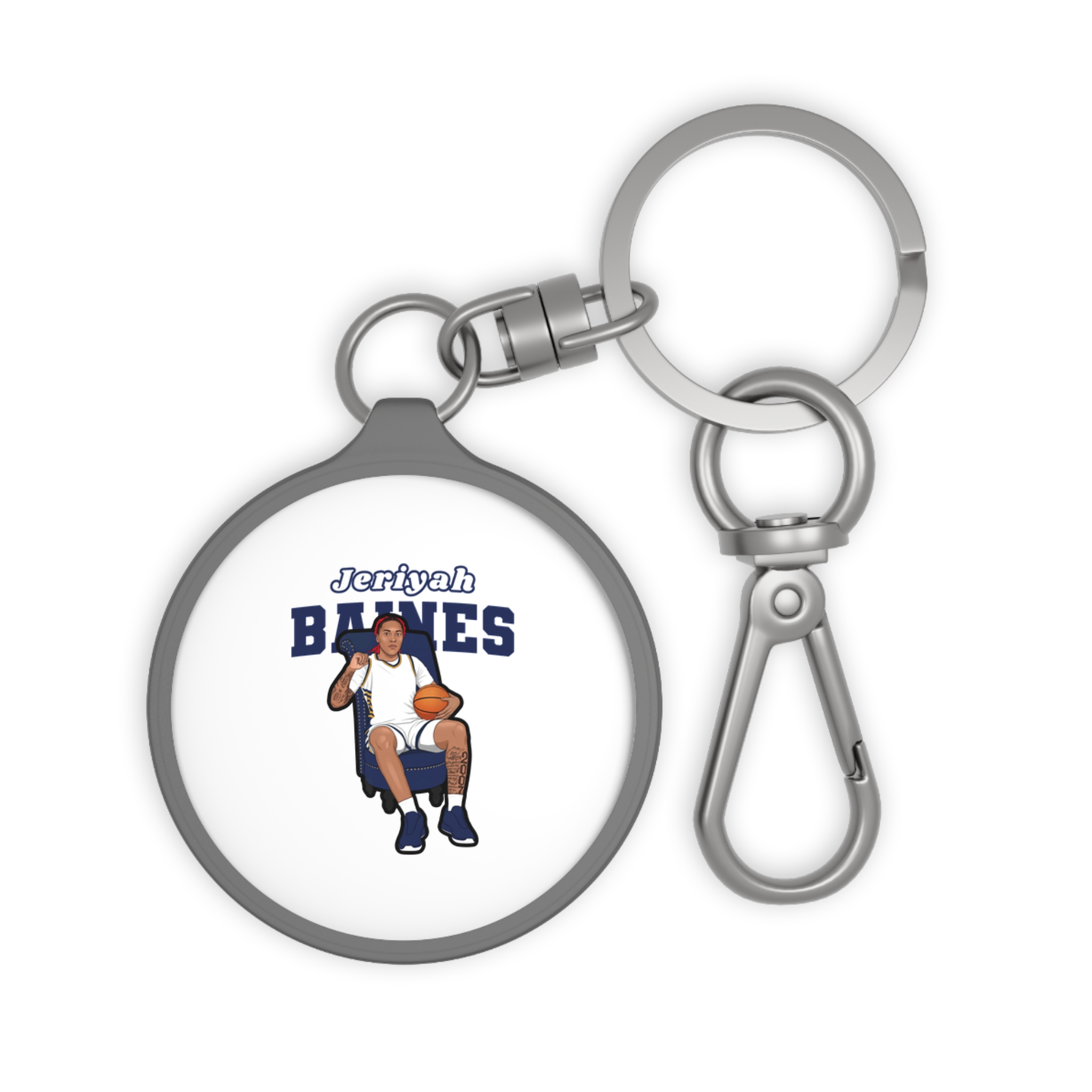 Keychain — character_name_arch in Grey