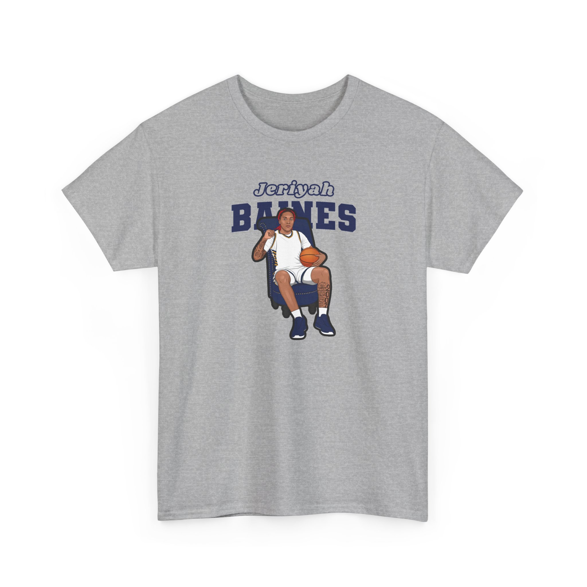 Tee — character_name_arch in Grey