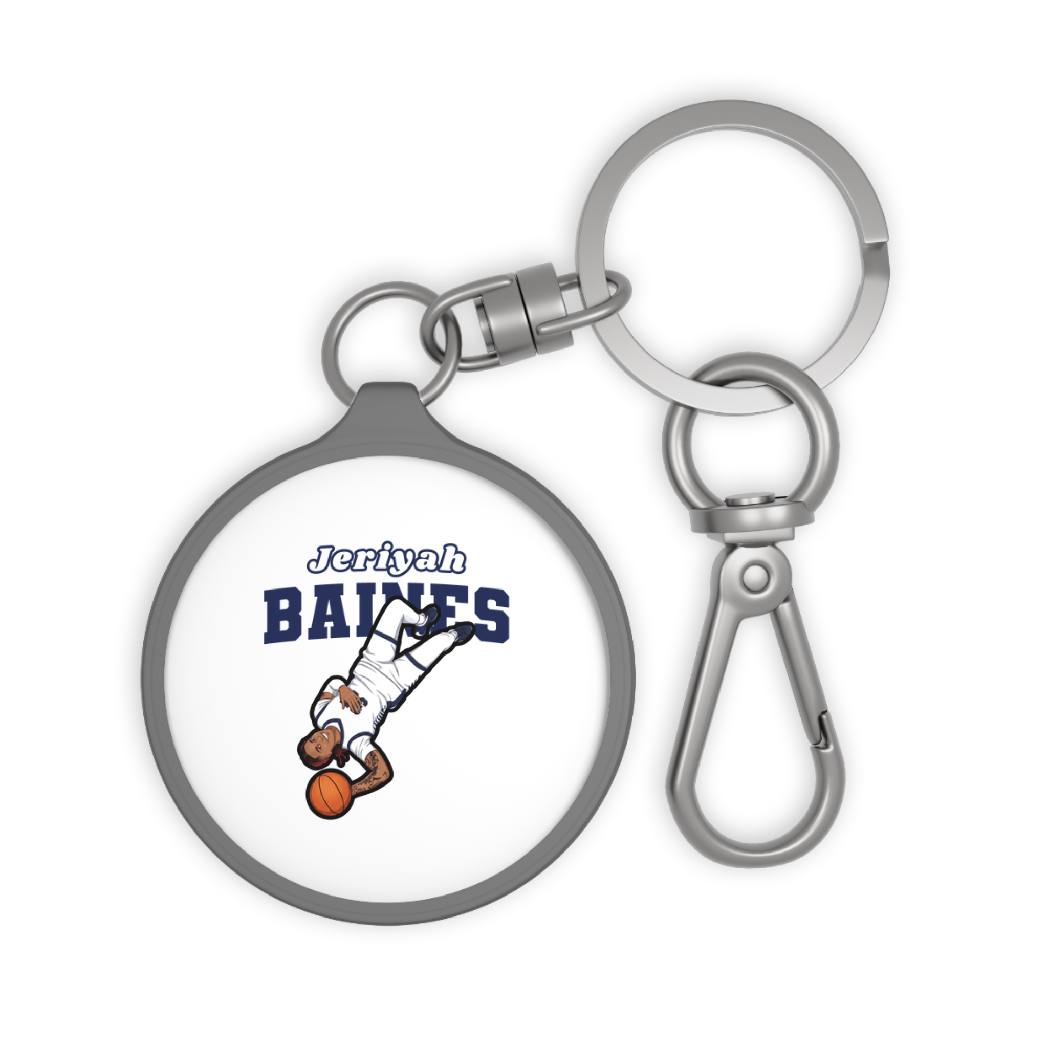 Keychain — character_name_arch in Grey