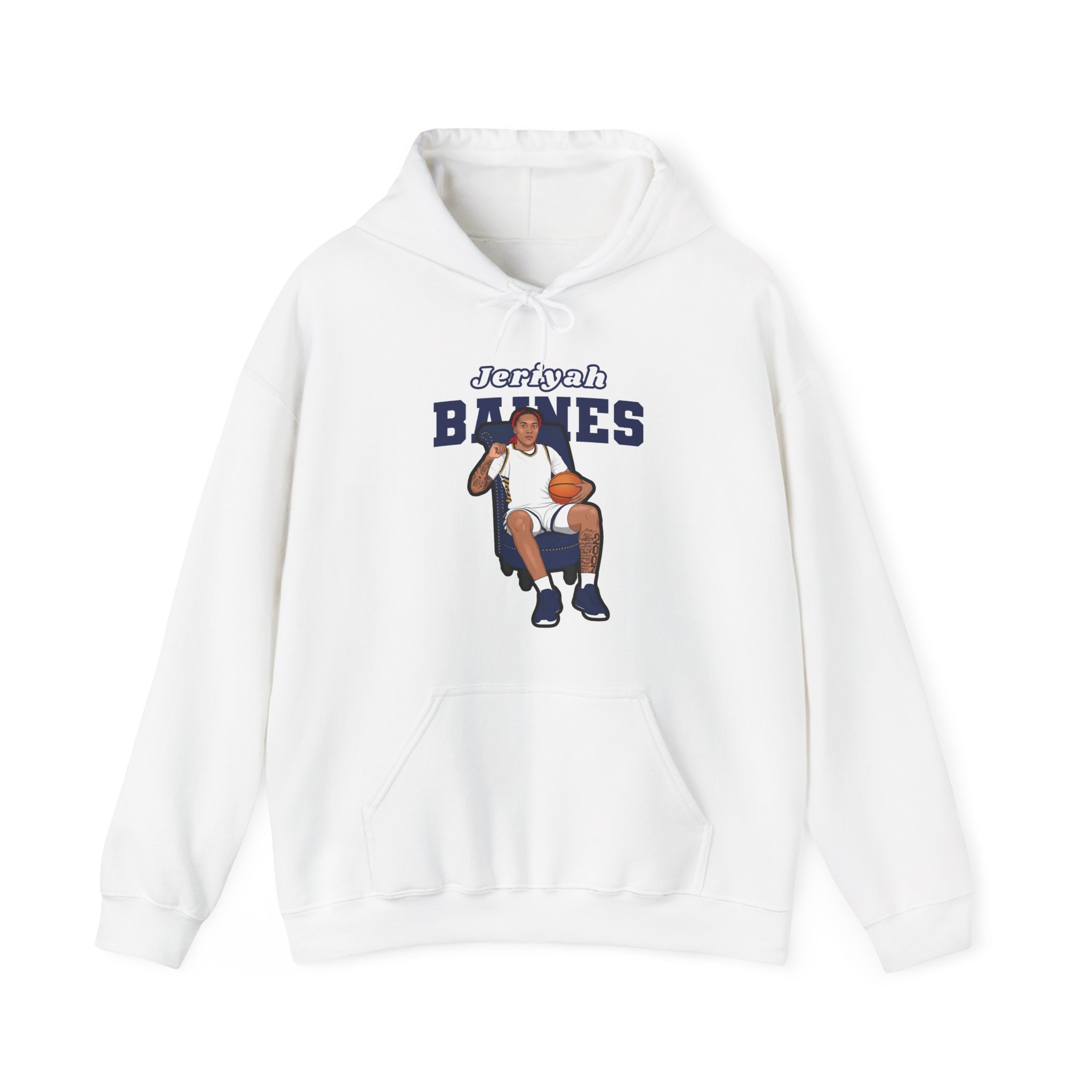 Hoodie — character_name_arch in White