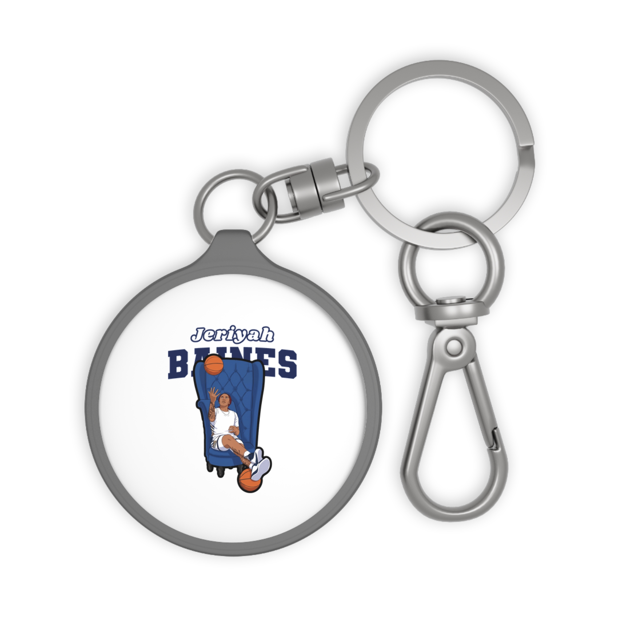Keychain — character_name_arch in Grey