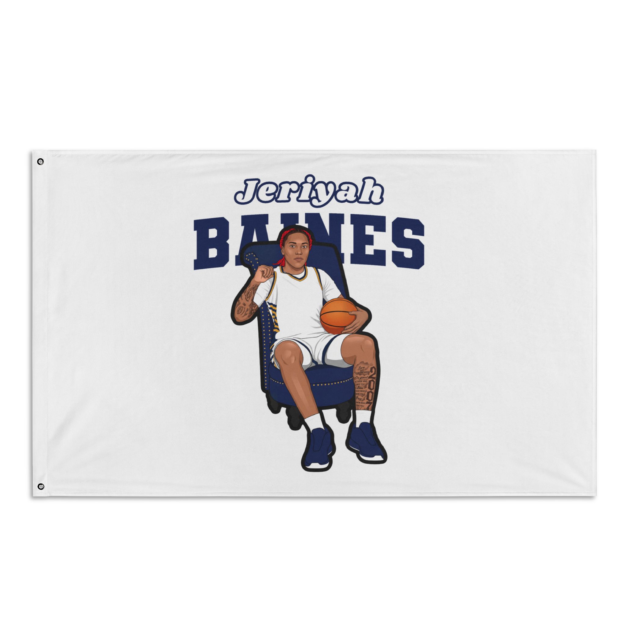 Flag (35 × 56 in) — character_name_arch in Classic