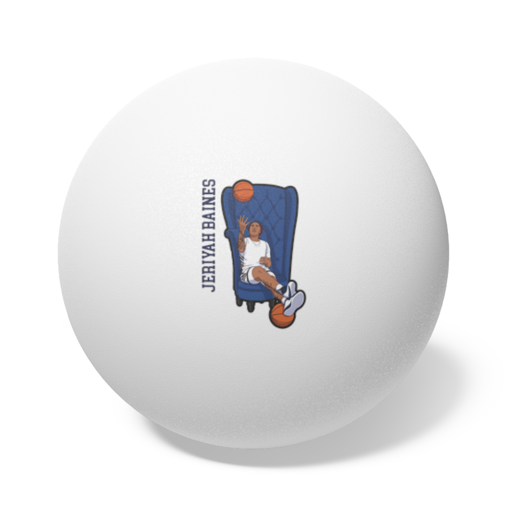 Ping Pong Balls, 6 pcs — character_name_vertical in White