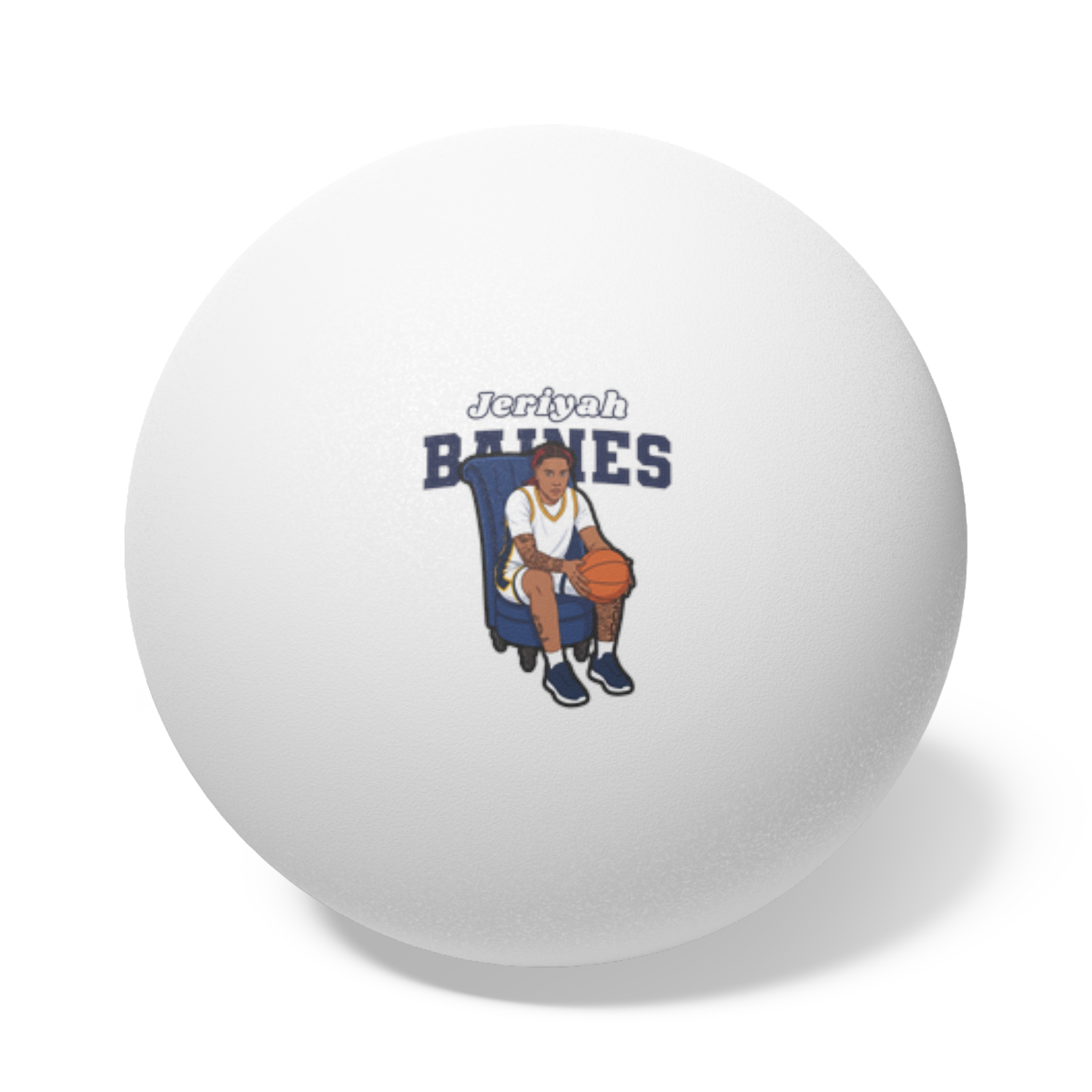 Ping Pong Balls, 6 pcs — character_name_arch in White