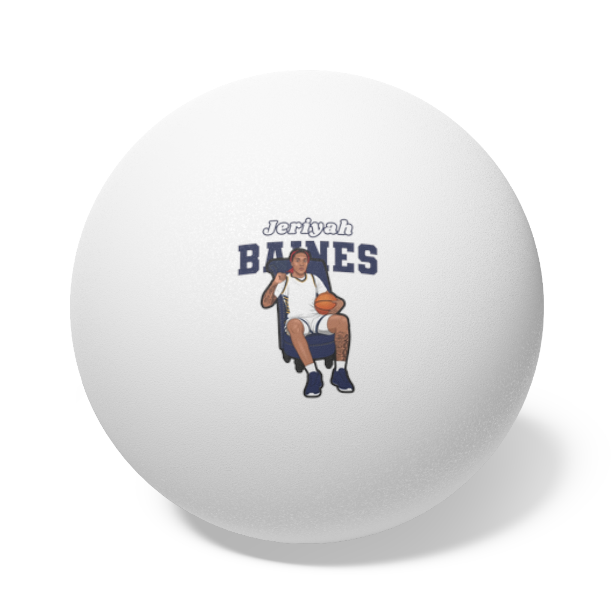 Ping Pong Balls, 6 pcs — character_name_arch in White
