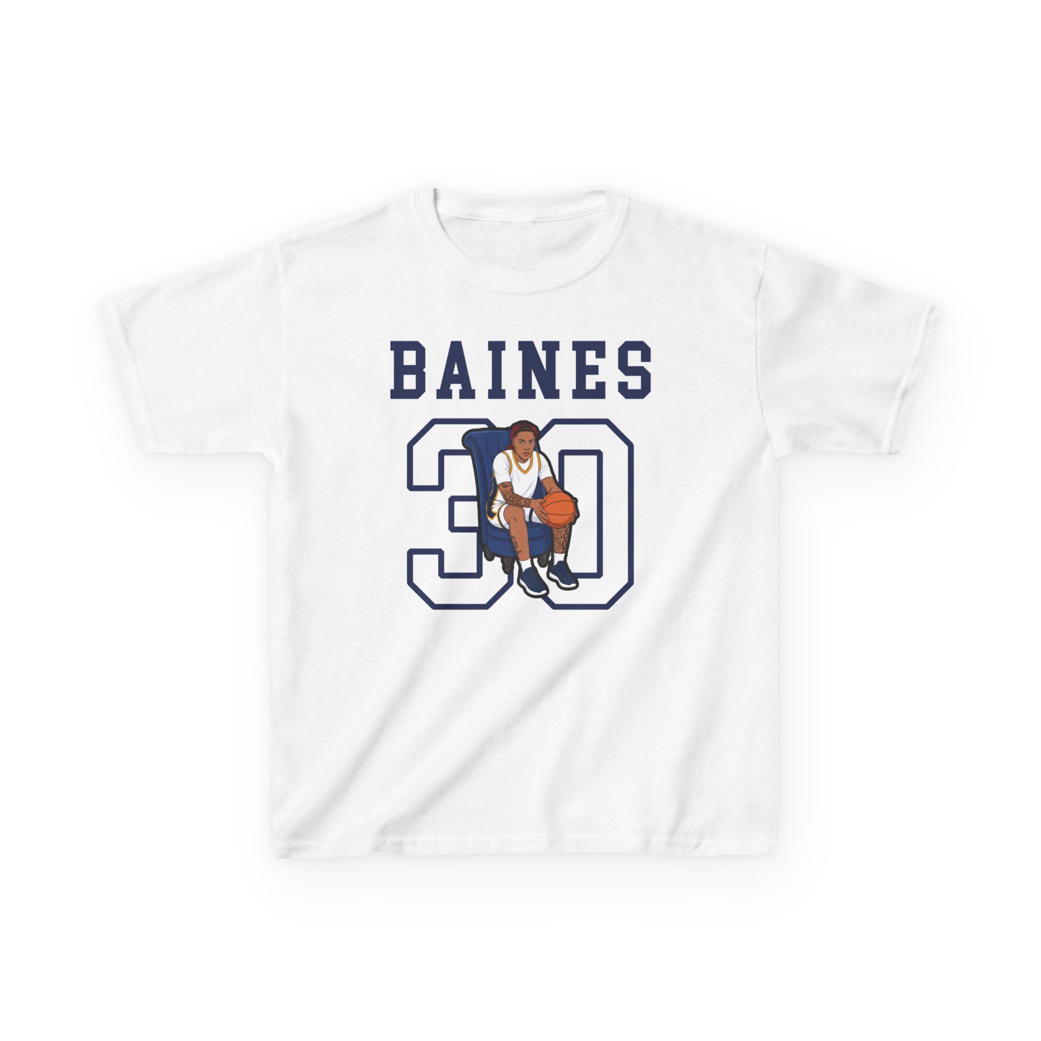 Youth Tee — character_shirsey in White